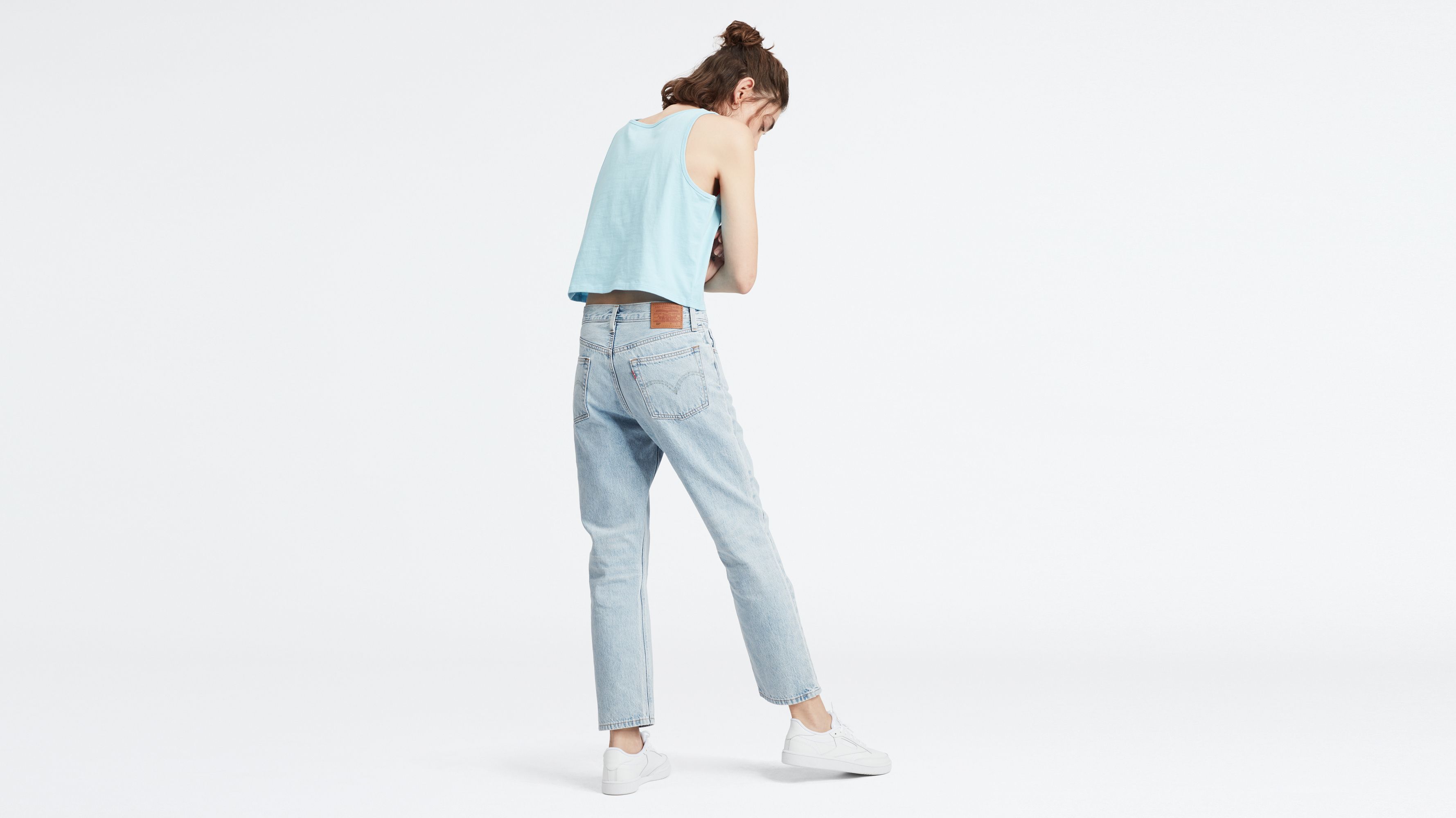 levi crop jeans