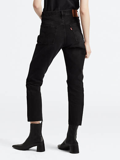 draadloze verder harpoen 501® Original Cropped Women's Jeans - Black | Levi's® US
