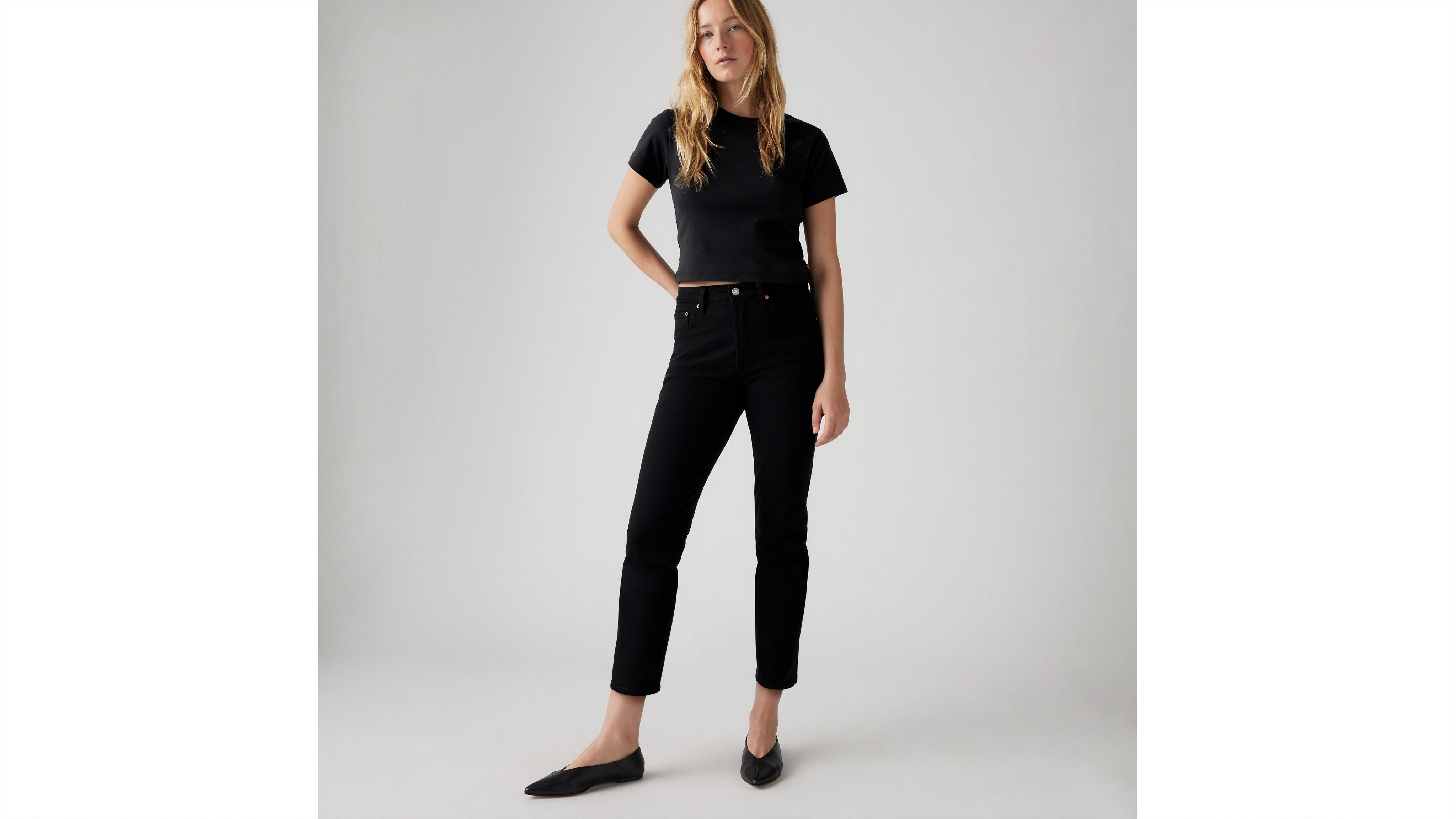 501® Original Cropped Women's Jeans - Black