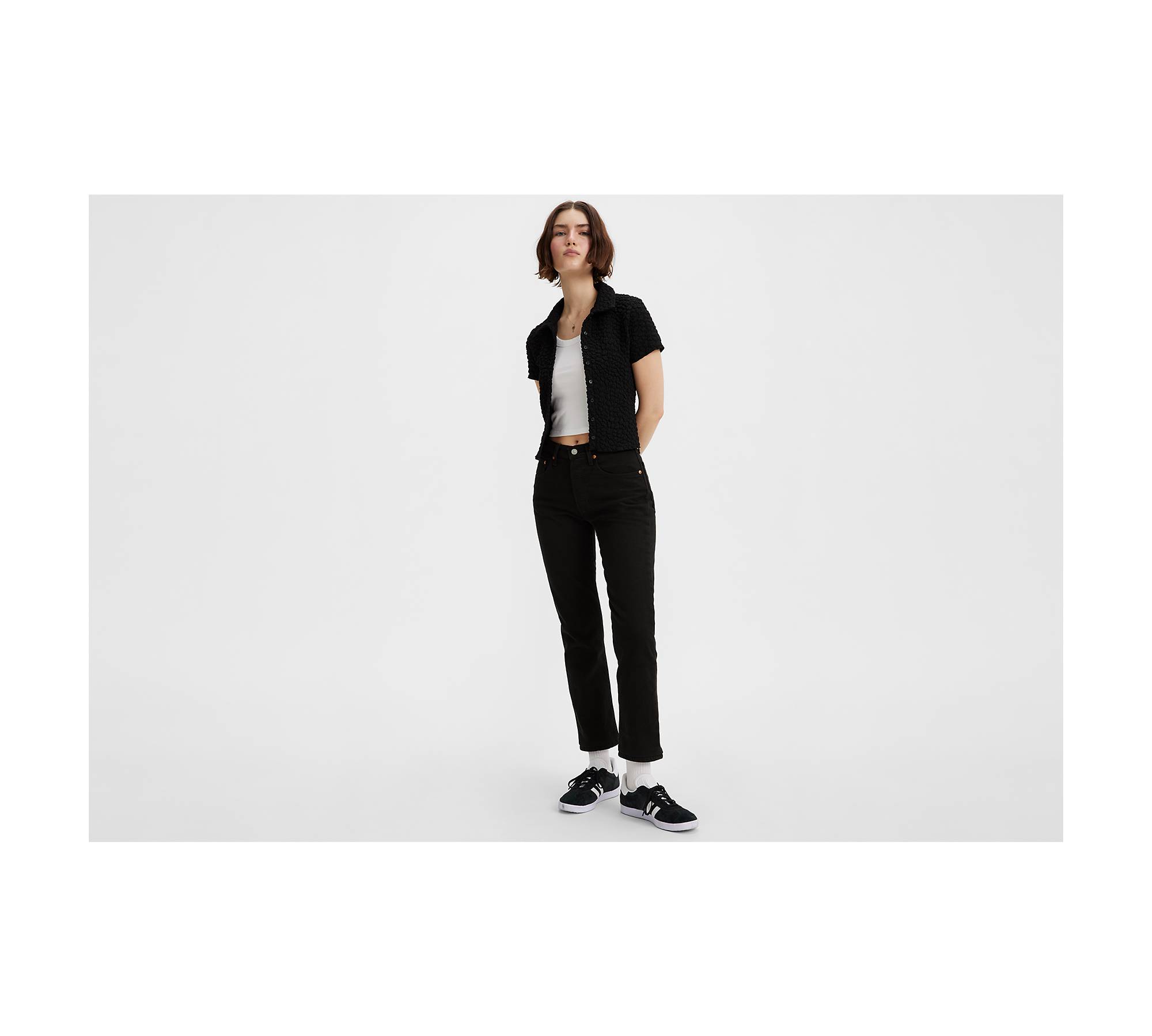 【Levi’s for BIOTOP】501 Black Croppedデニム/ジーンズ