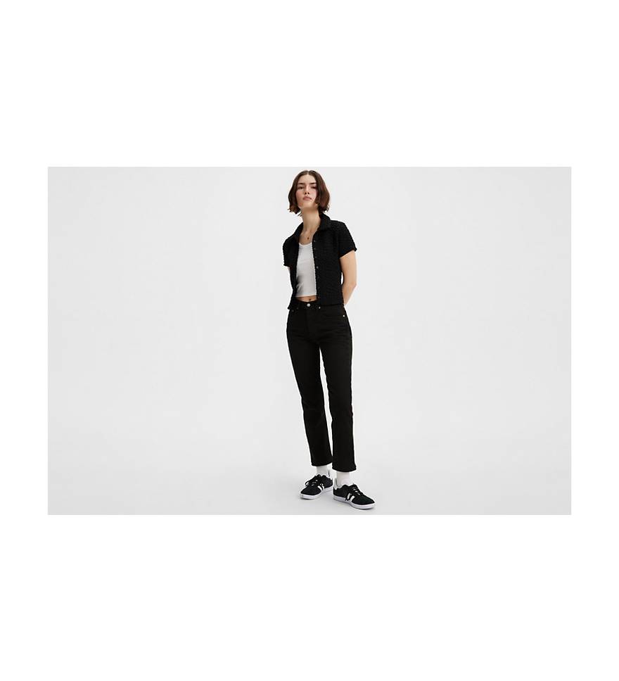 Straight-fit cropped jeans - Women