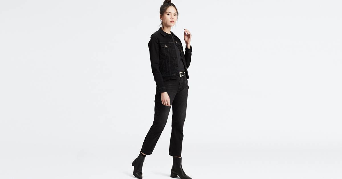 501® Original Cropped Women's Jeans - Black | Levi's® US