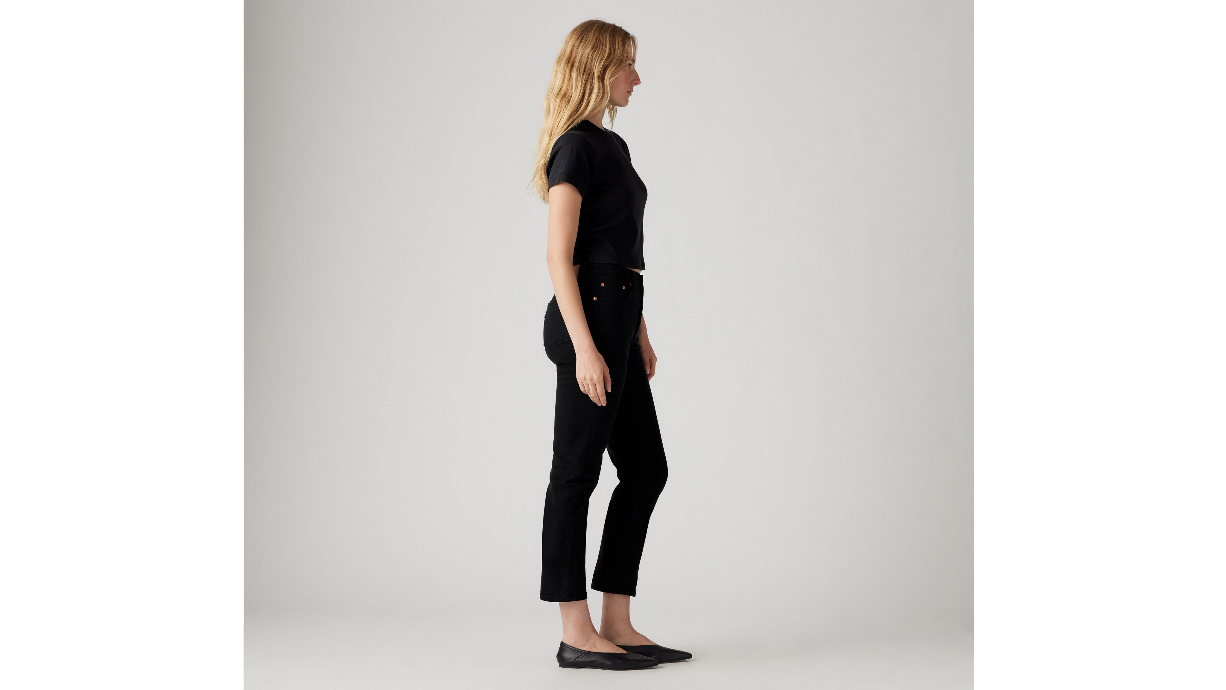 501® Original Cropped Women's Jeans - Black | Levi's® CA