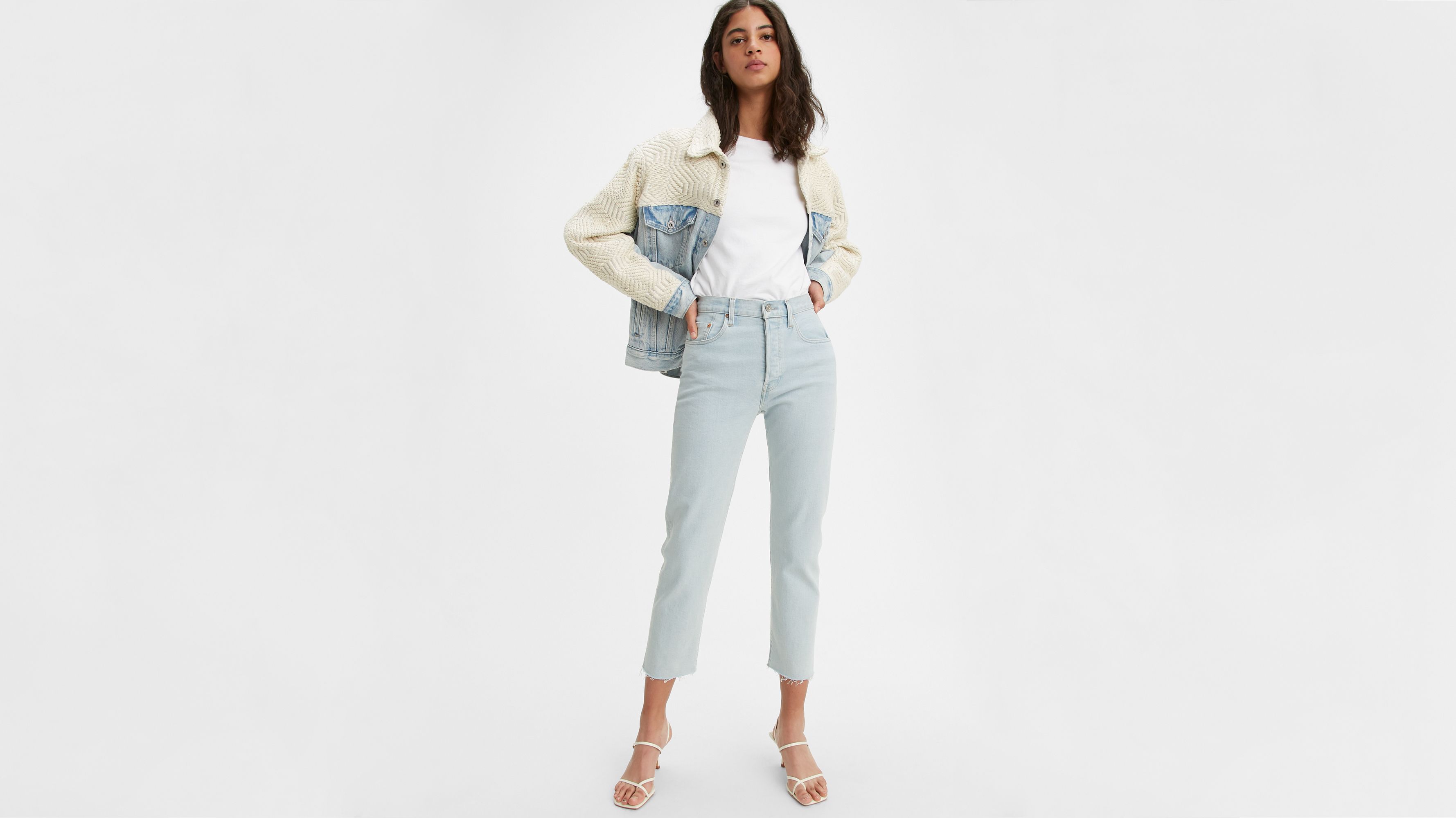 levis 501 original cropped women's