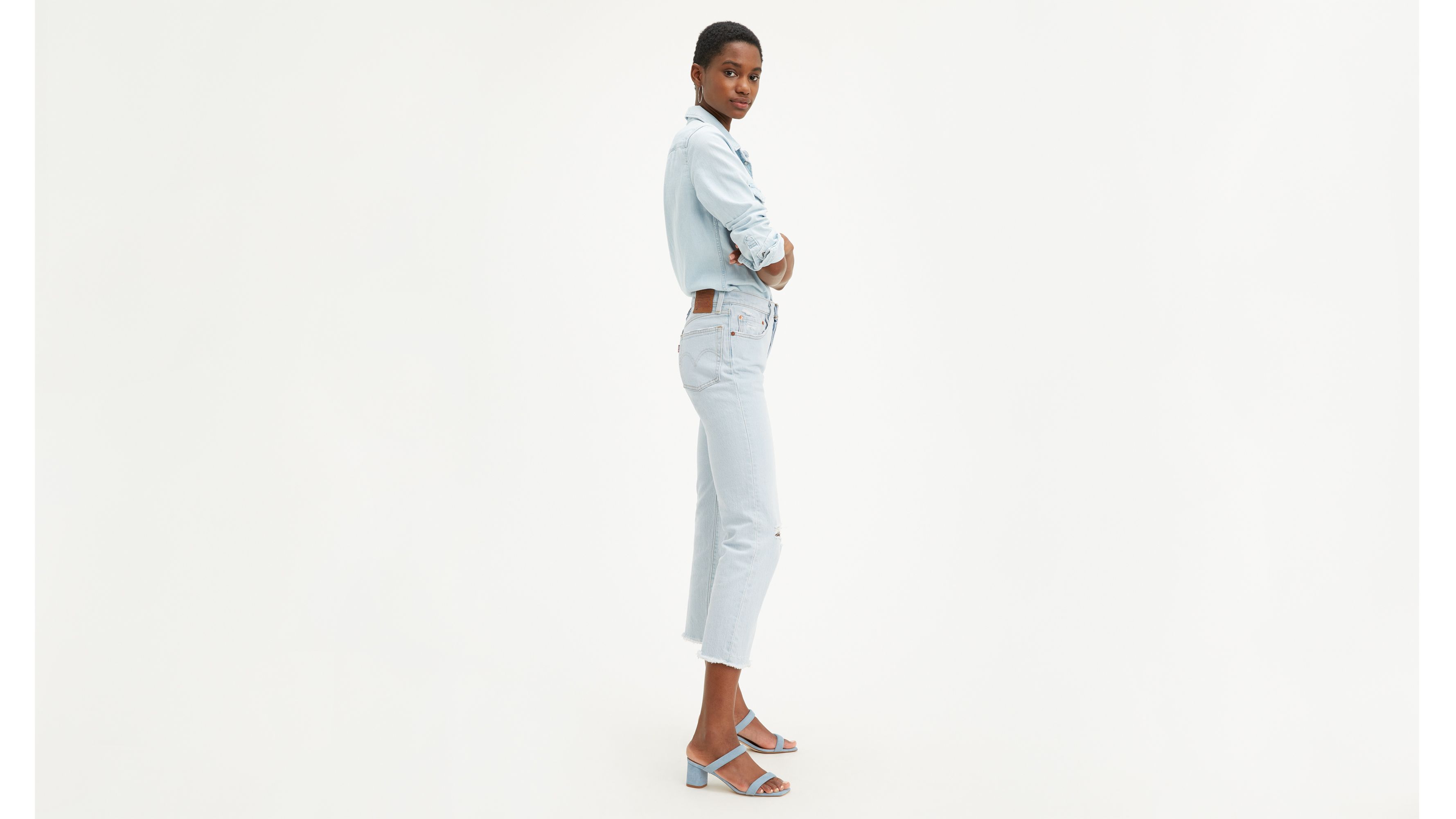 501® Original Stretch Cropped Women's Jeans Light Wash Levi's® US