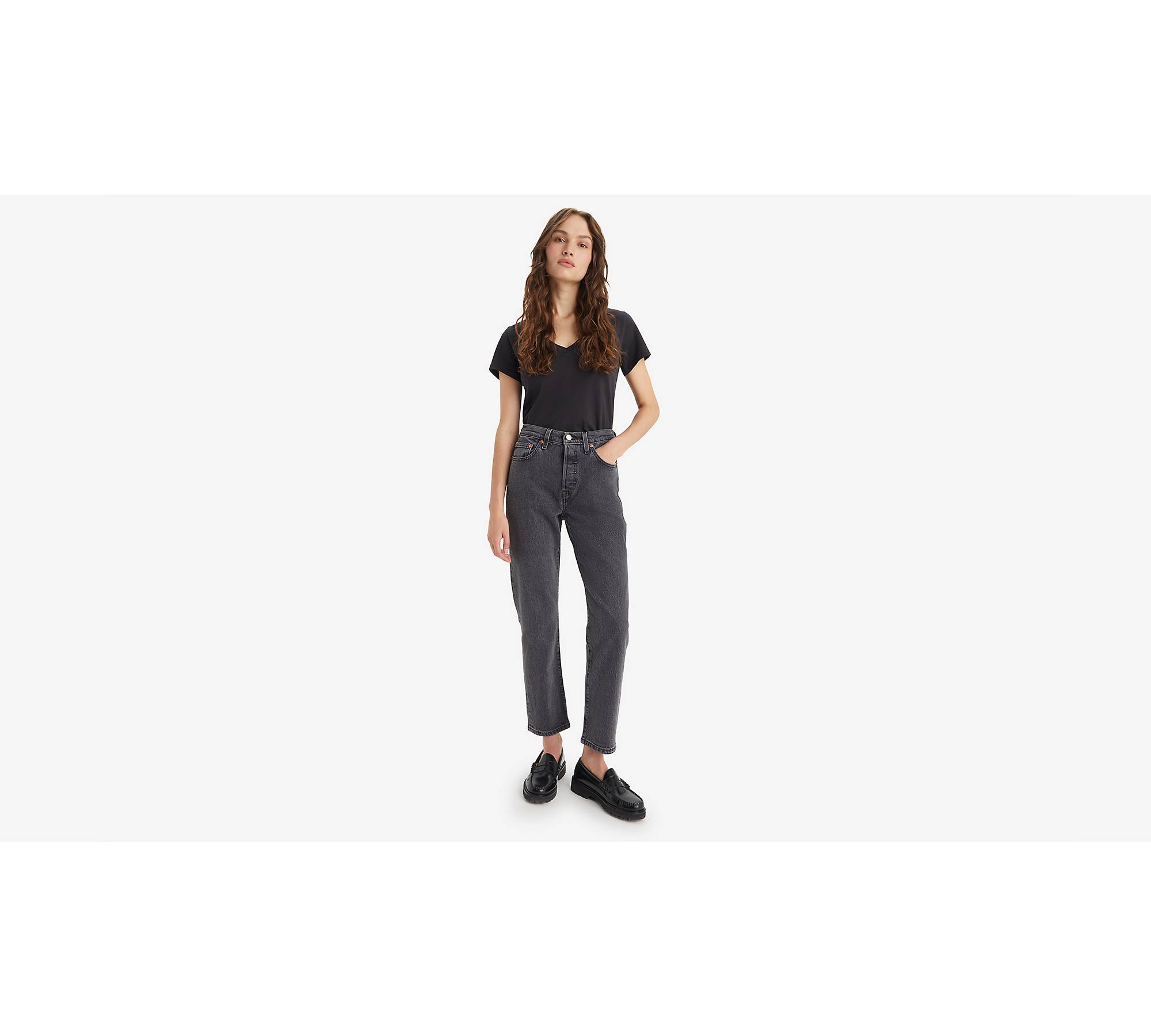 501® Levi's® Crop Jeans - Black | Levi's® NO