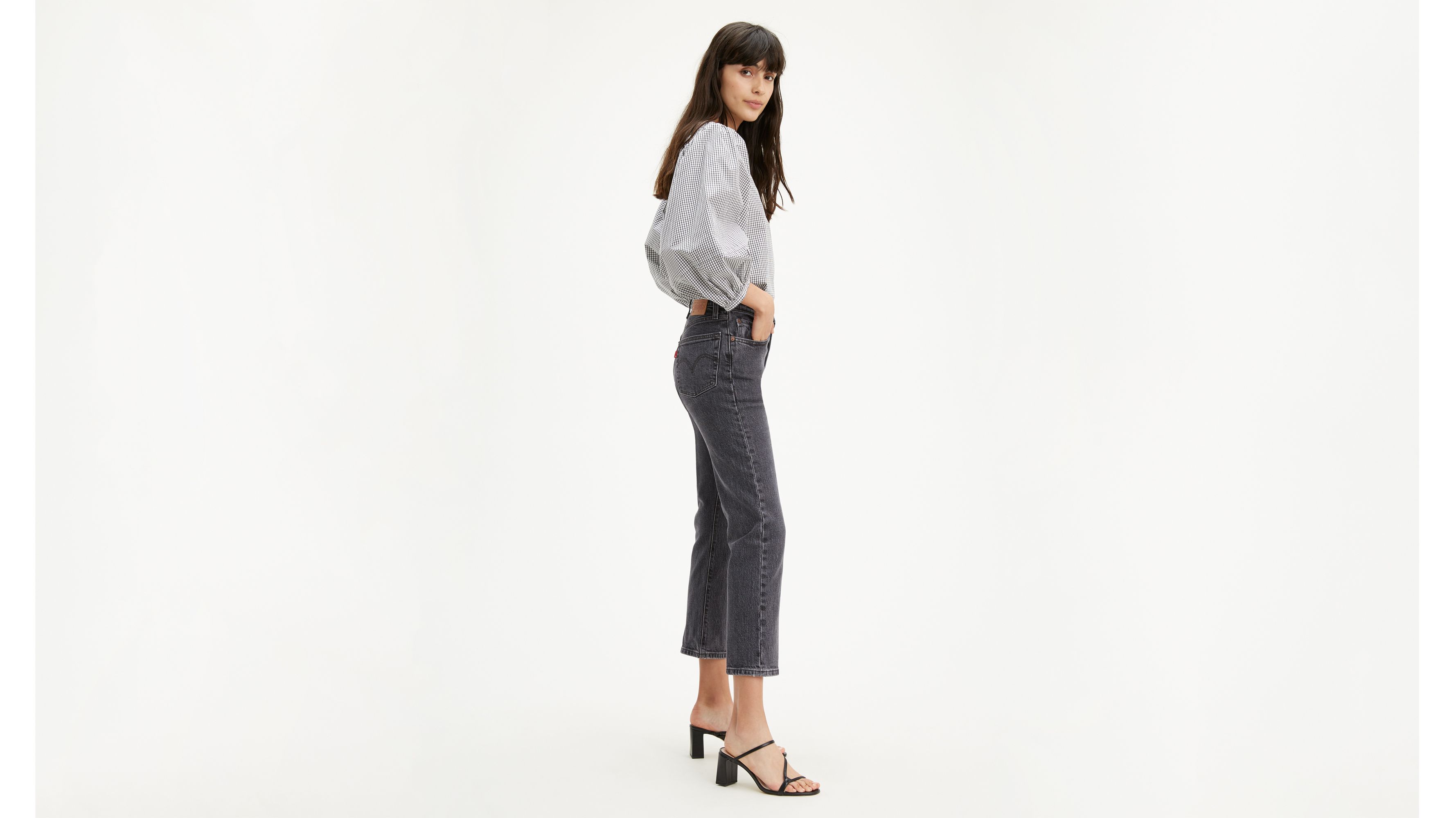 women's stretch capri jeans