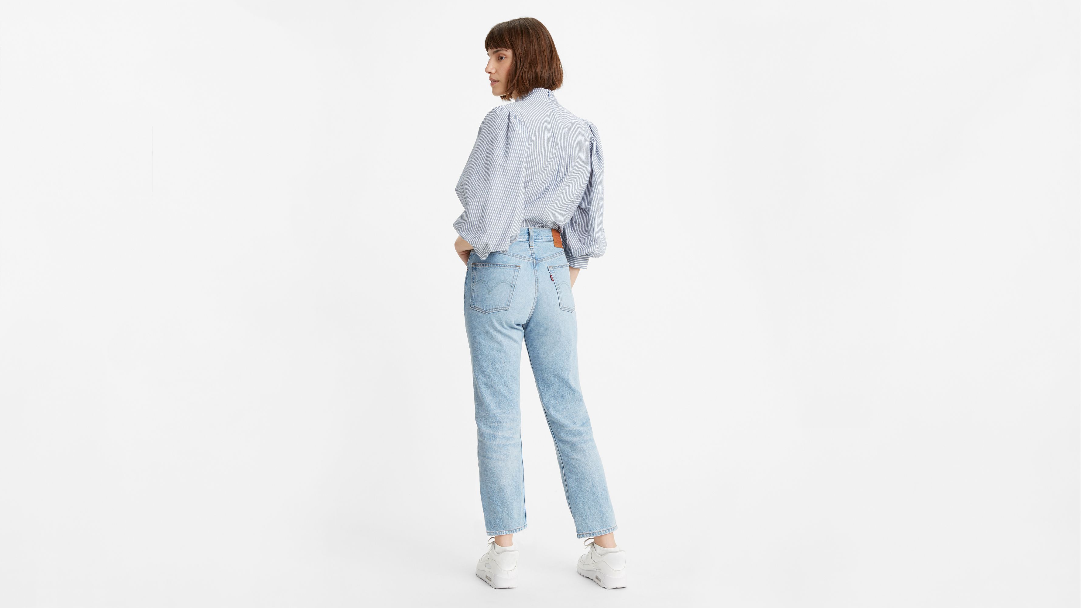 Top 68+ imagen ladies levi’s cropped jeans