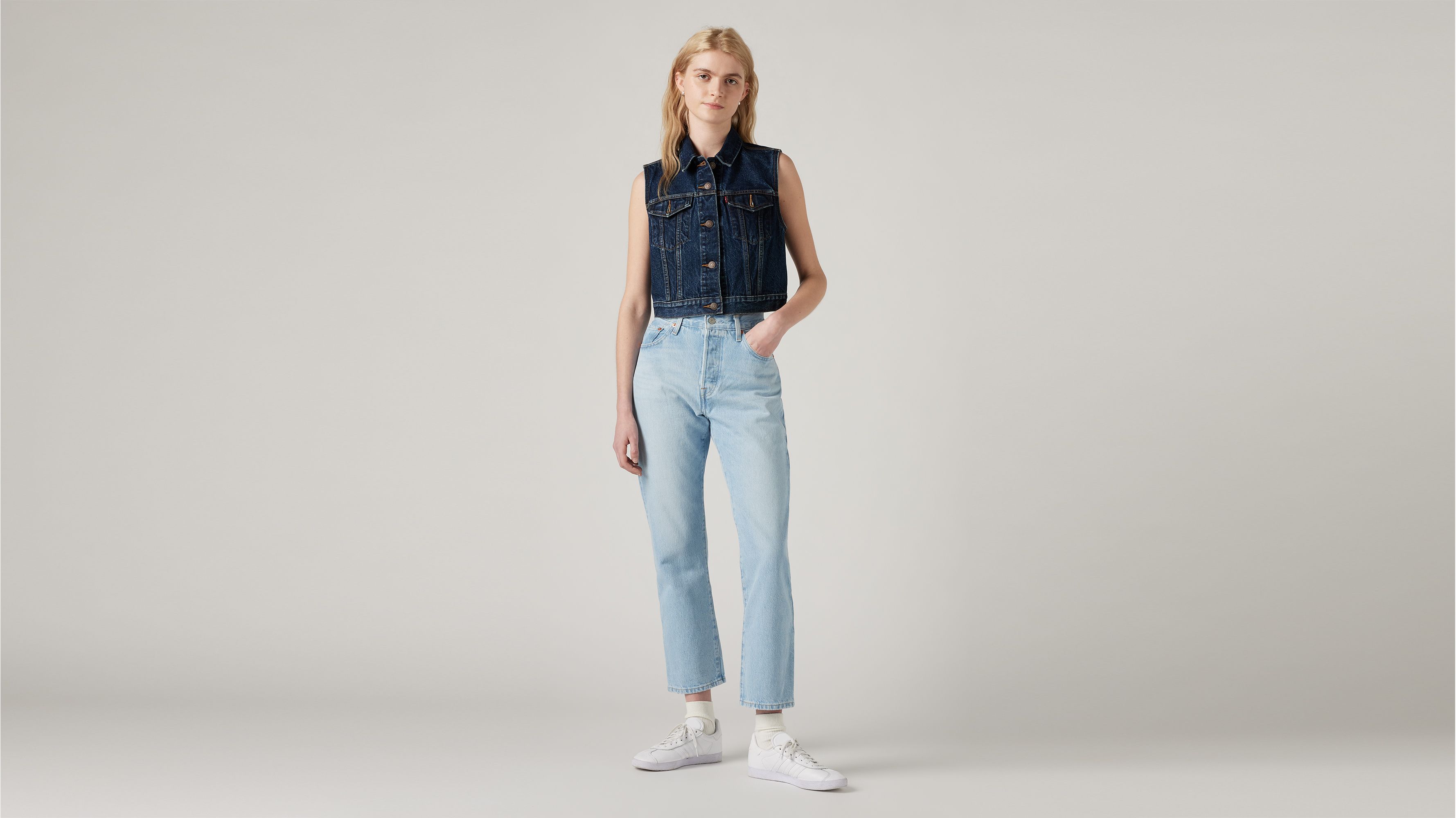 Levi's 501 cheap crop crazy cool