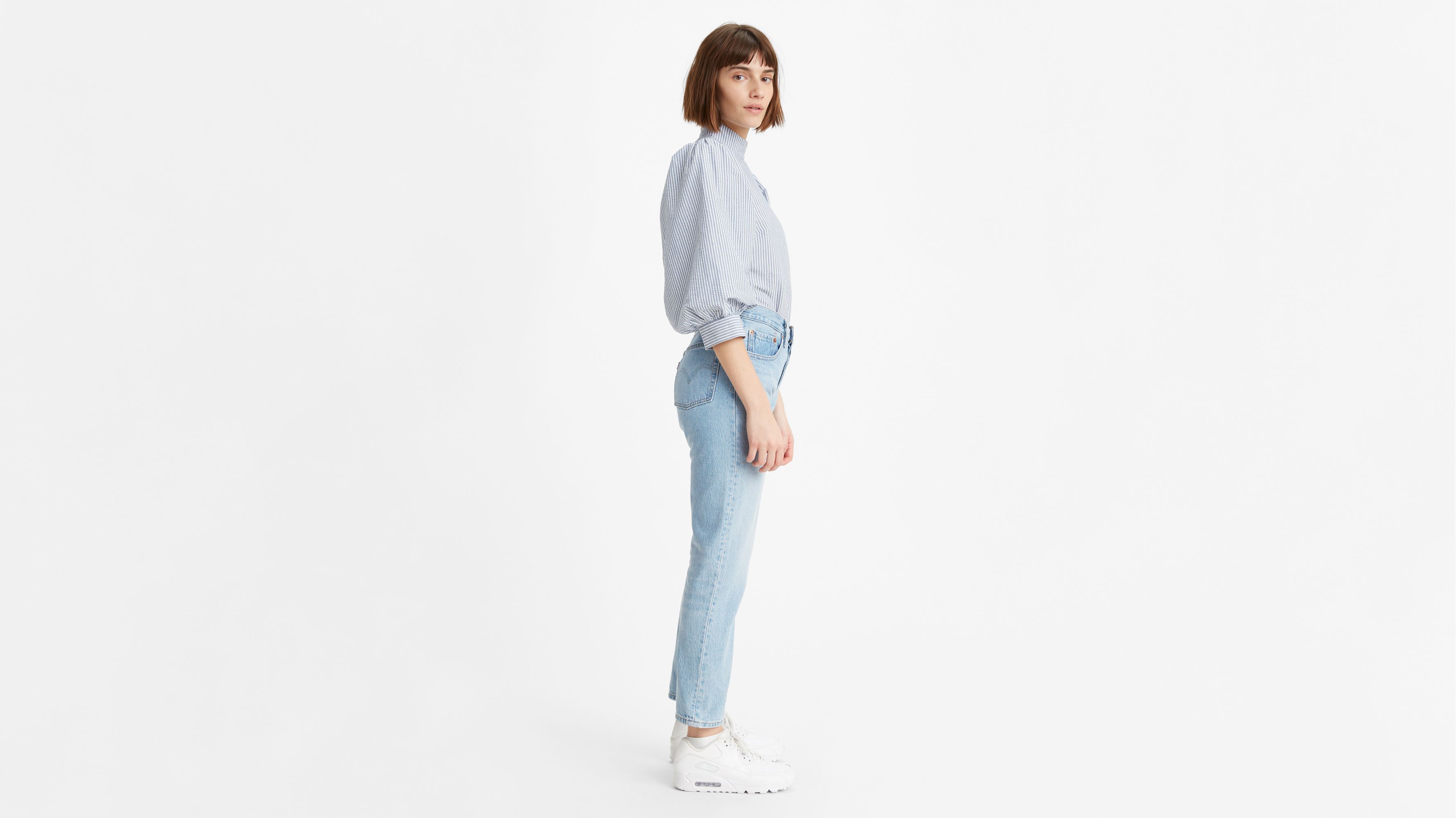 cropped levis