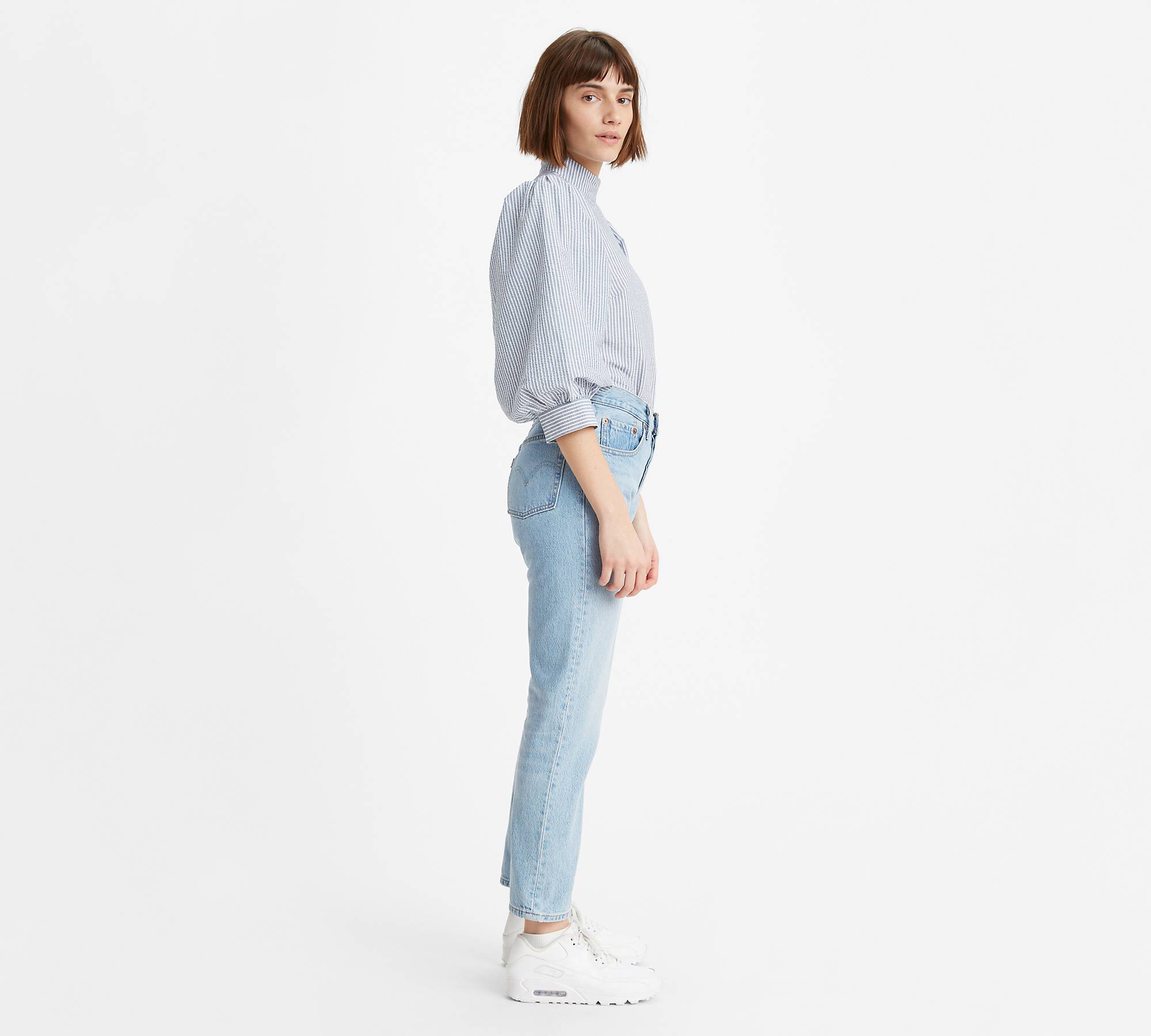 501® Levi's® Crop Jeans - Blue | Levi's® NL