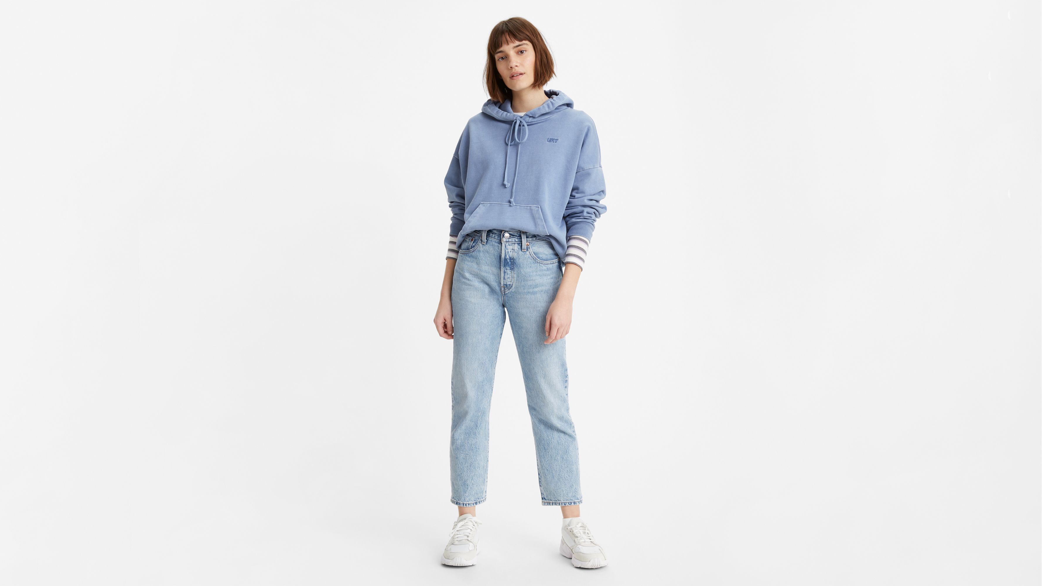levi's 501 crop jeans womens