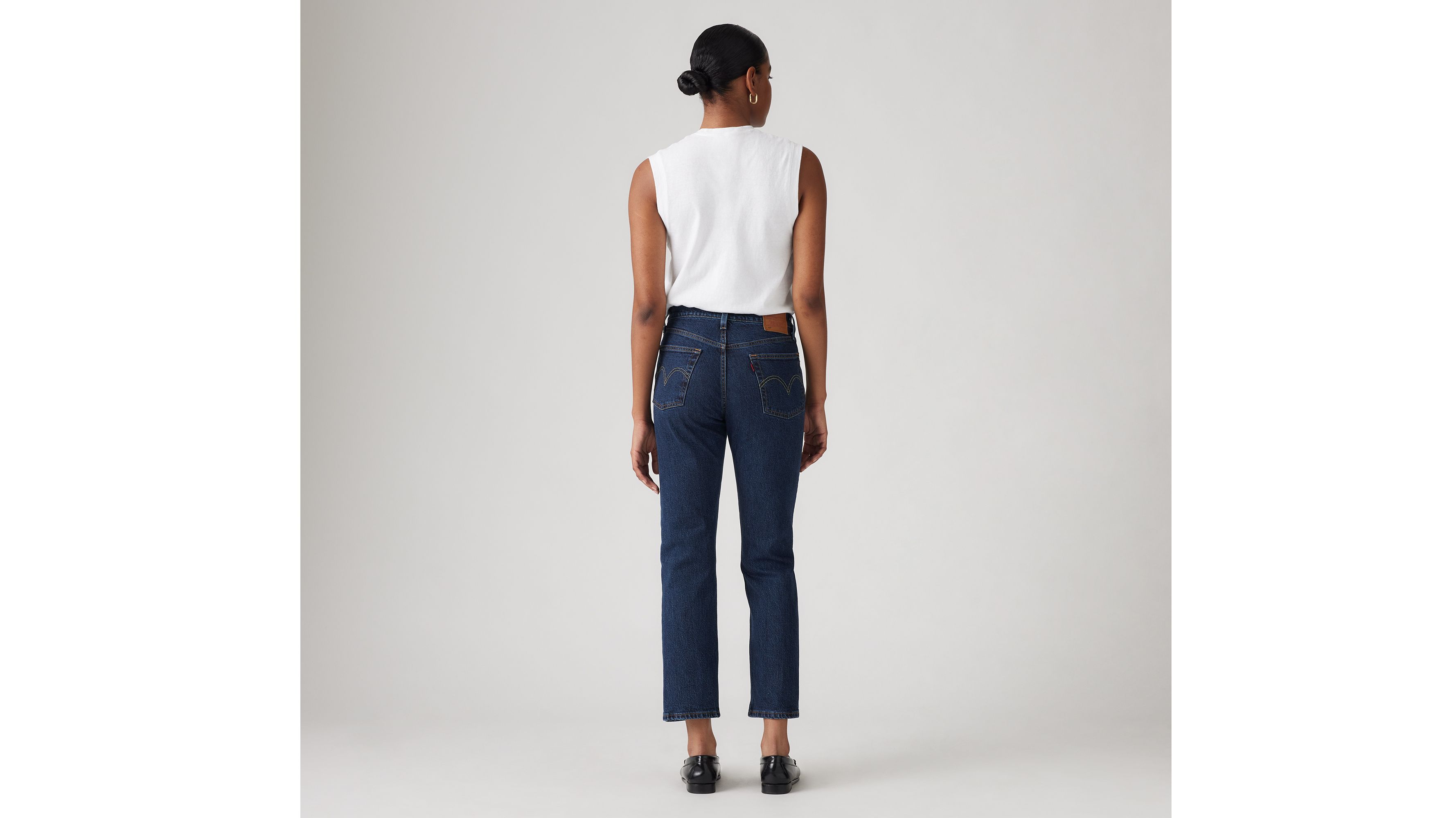 Levi's 501 Crop Jeans In Salsa