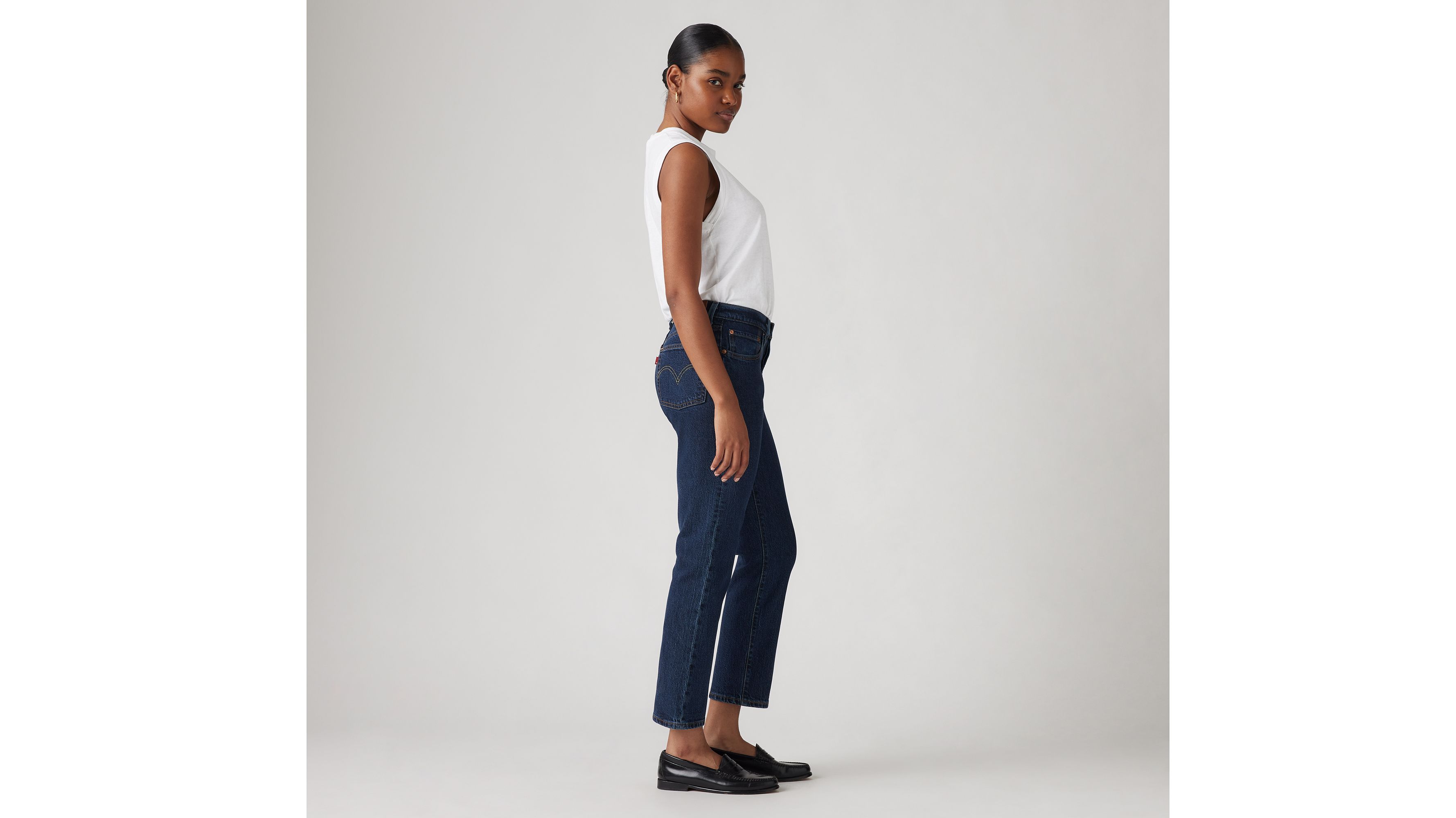 Levi's 501 Crop Jeans In Salsa