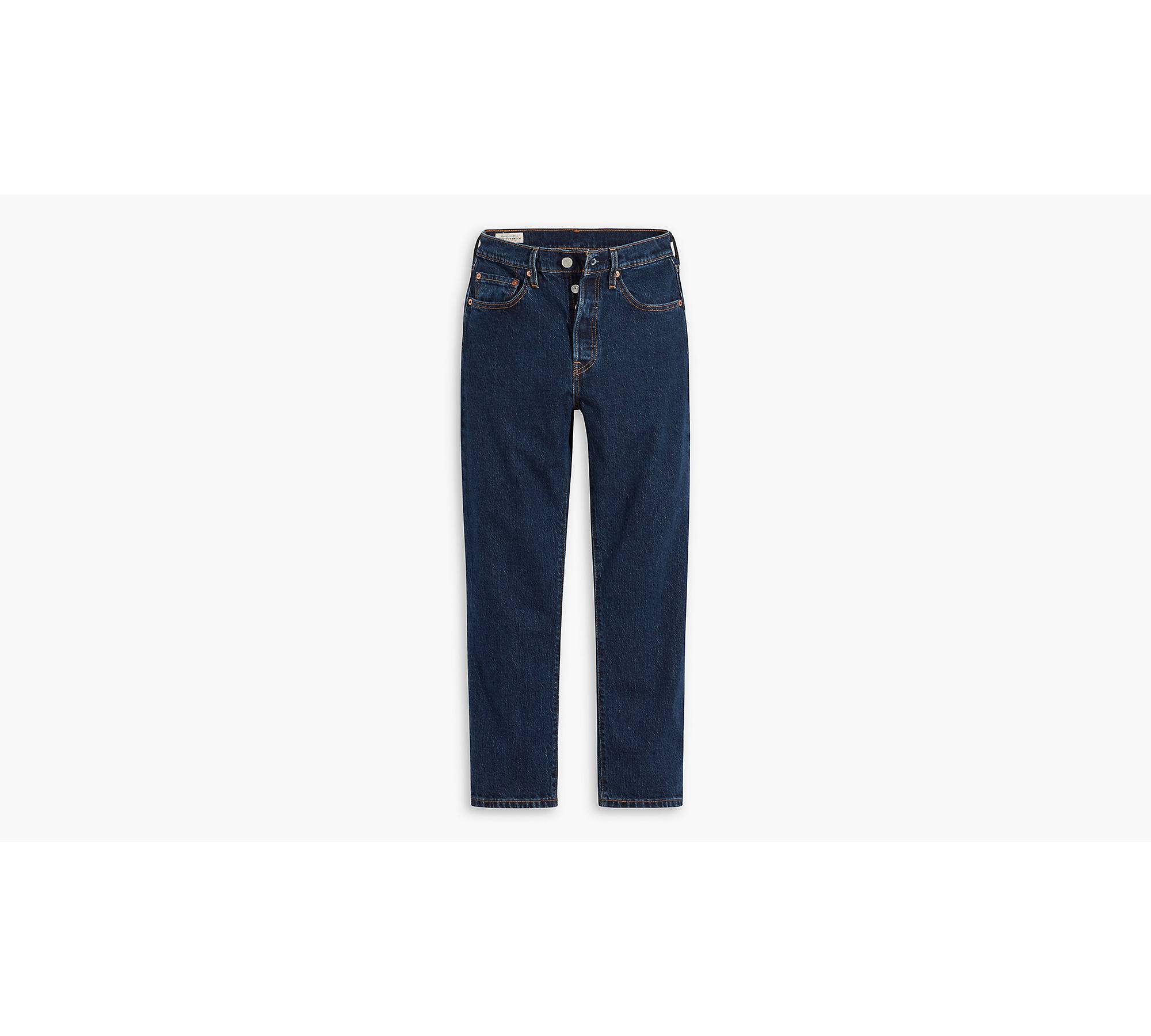 Levi's 501 Crop Jeans - Pink Denim Jeans - Women's Denim Jeans - Lulus