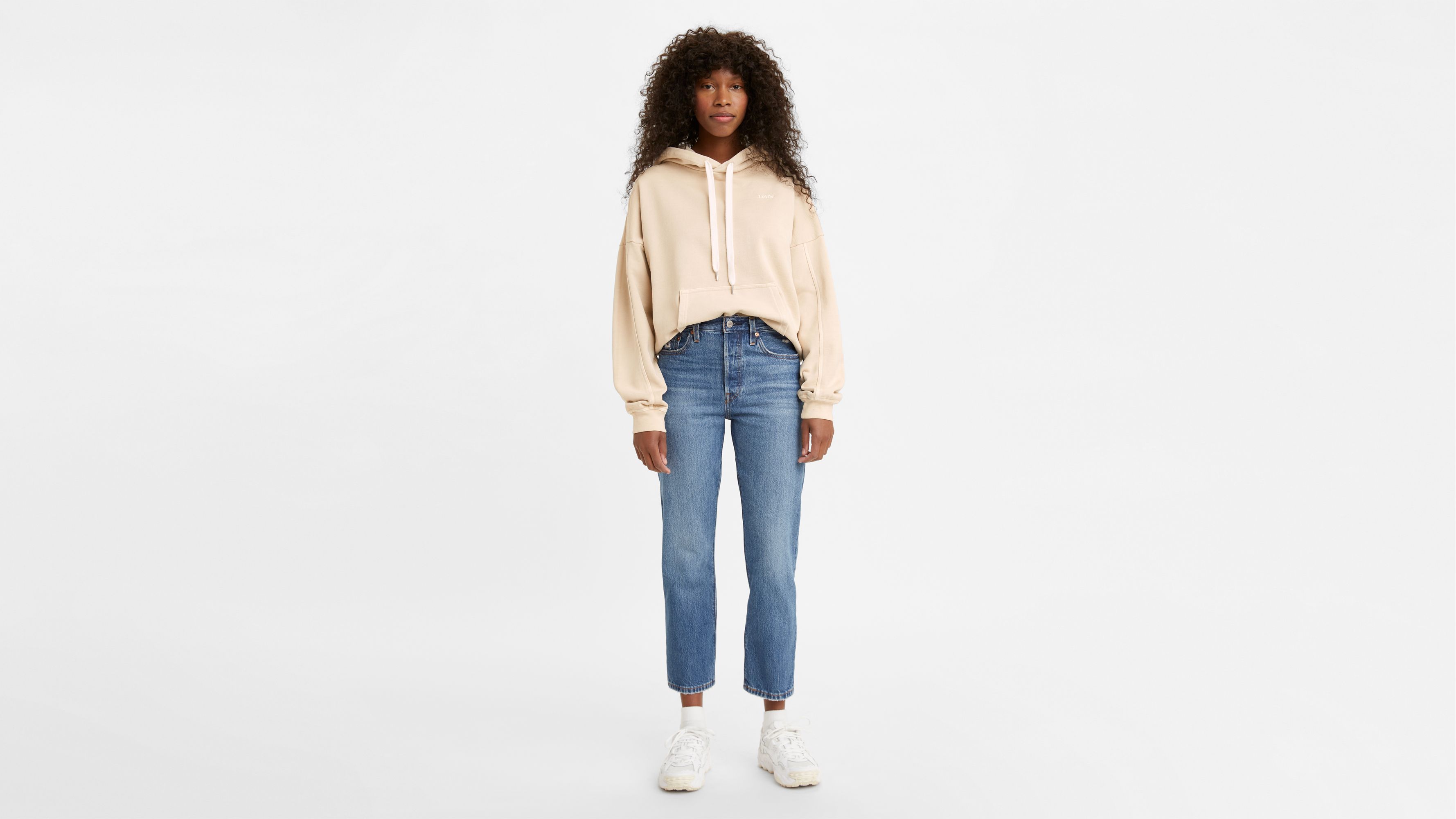 Levi's 501® Crop Vaqueros Mujer  Modestil, Beachy outfits, Hoodie outfit