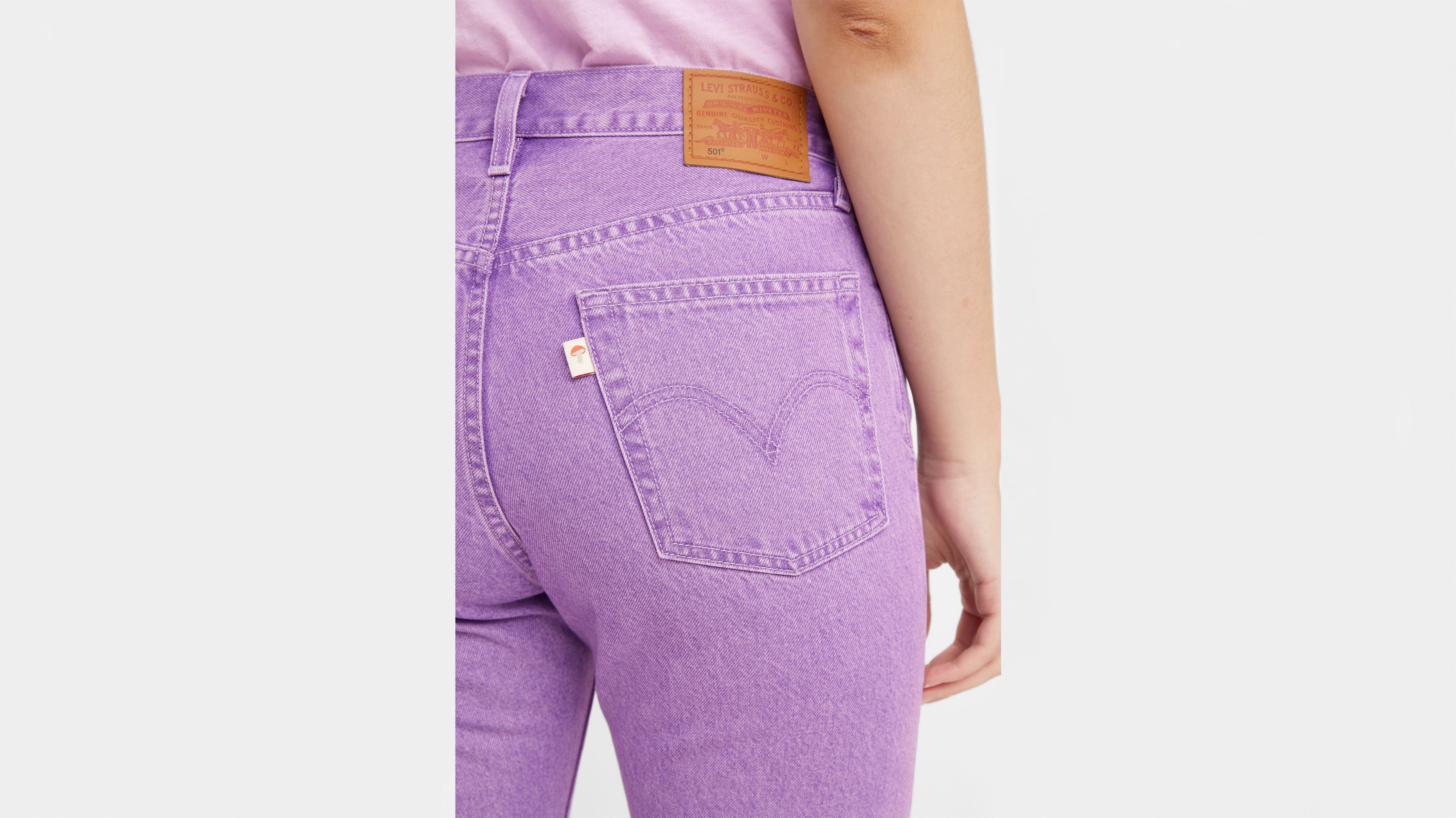 501® Original Cropped Women's Jeans - Purple | Levi's® US