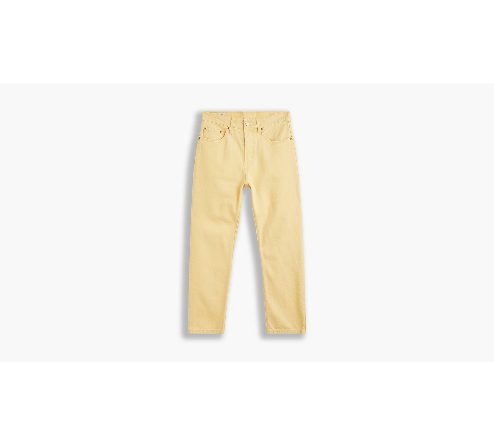 501® Original Cropped Women's Jeans - Yellow