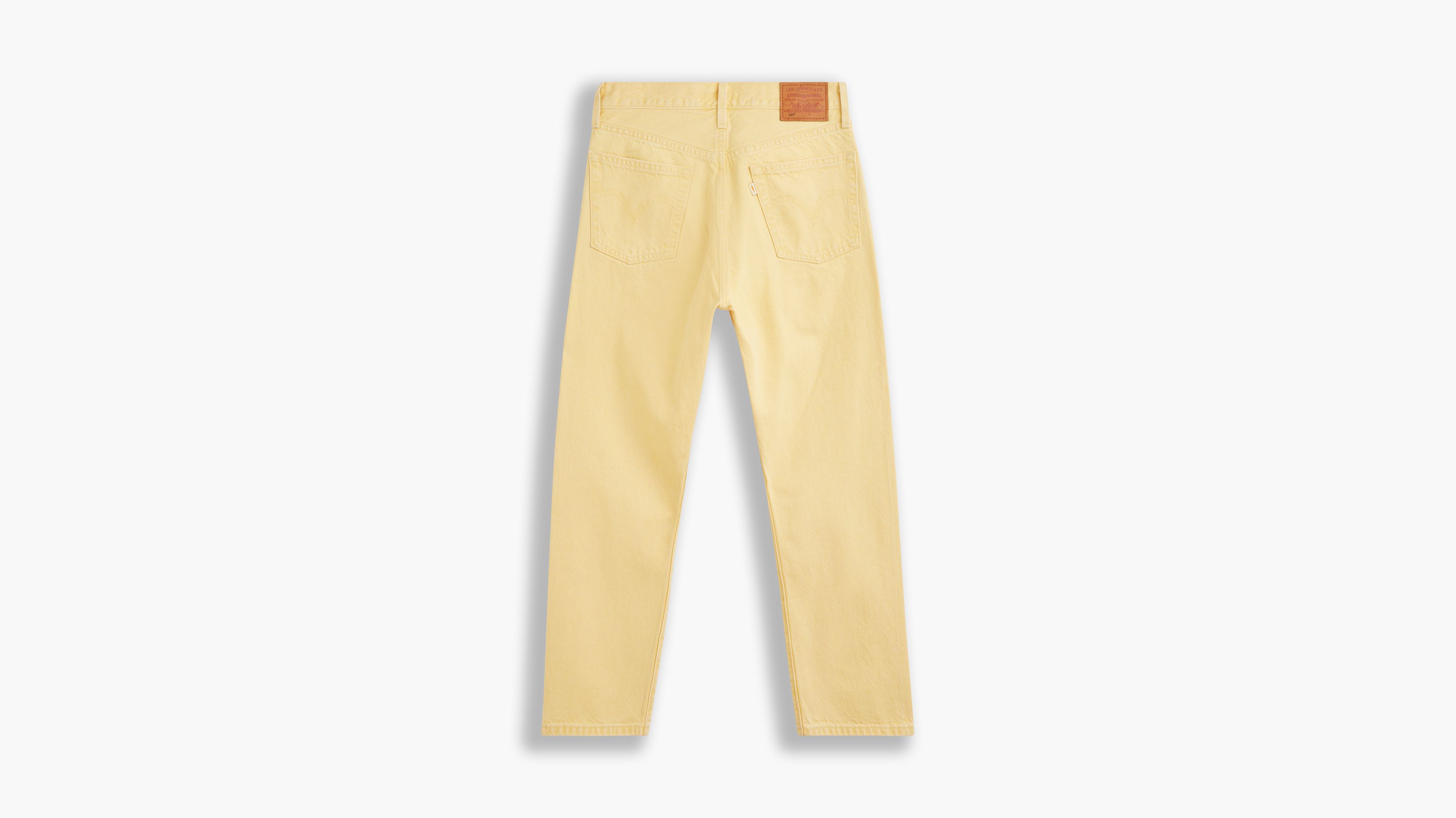 Mens yellow levi clearance jeans