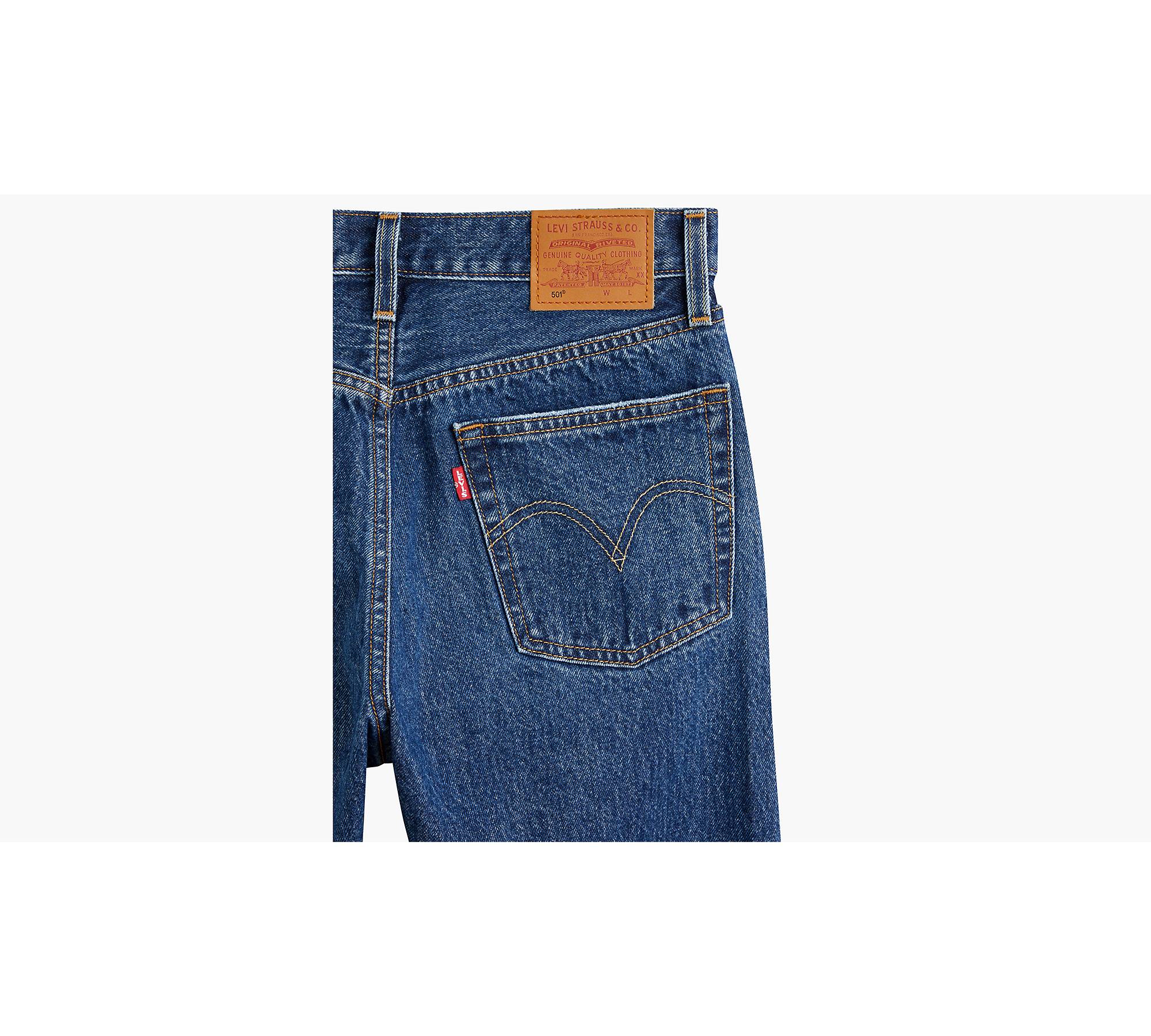 Levis Capri Jeans Womens Size 12 Blue Rolled Cuffs Denim Capris Cropped  Jeans