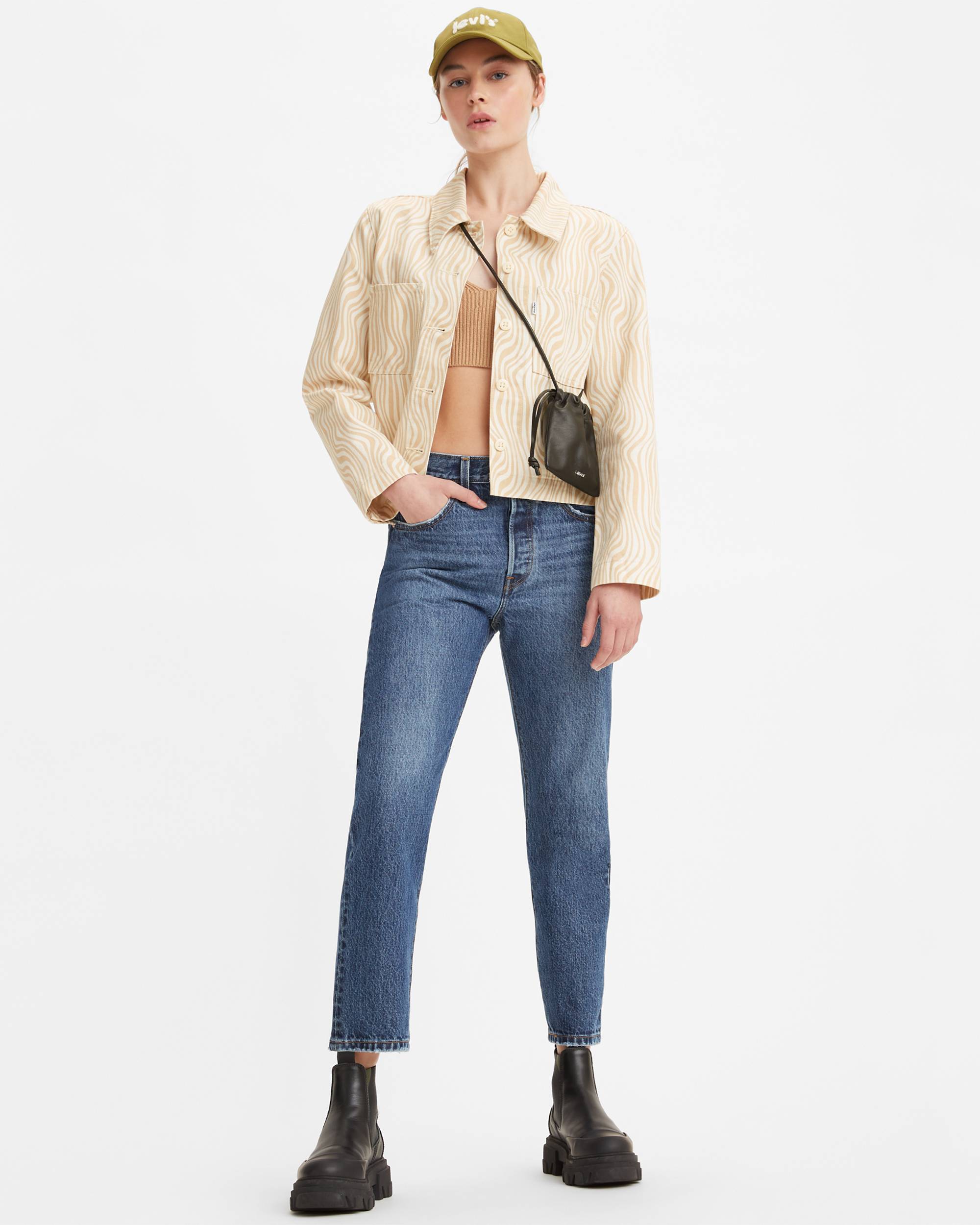 501® Original Cropped Women's Jeans - Dark Wash | Levi's® US 501® Original Cropped Women's Jeans - Dark Wash | Levi's® US