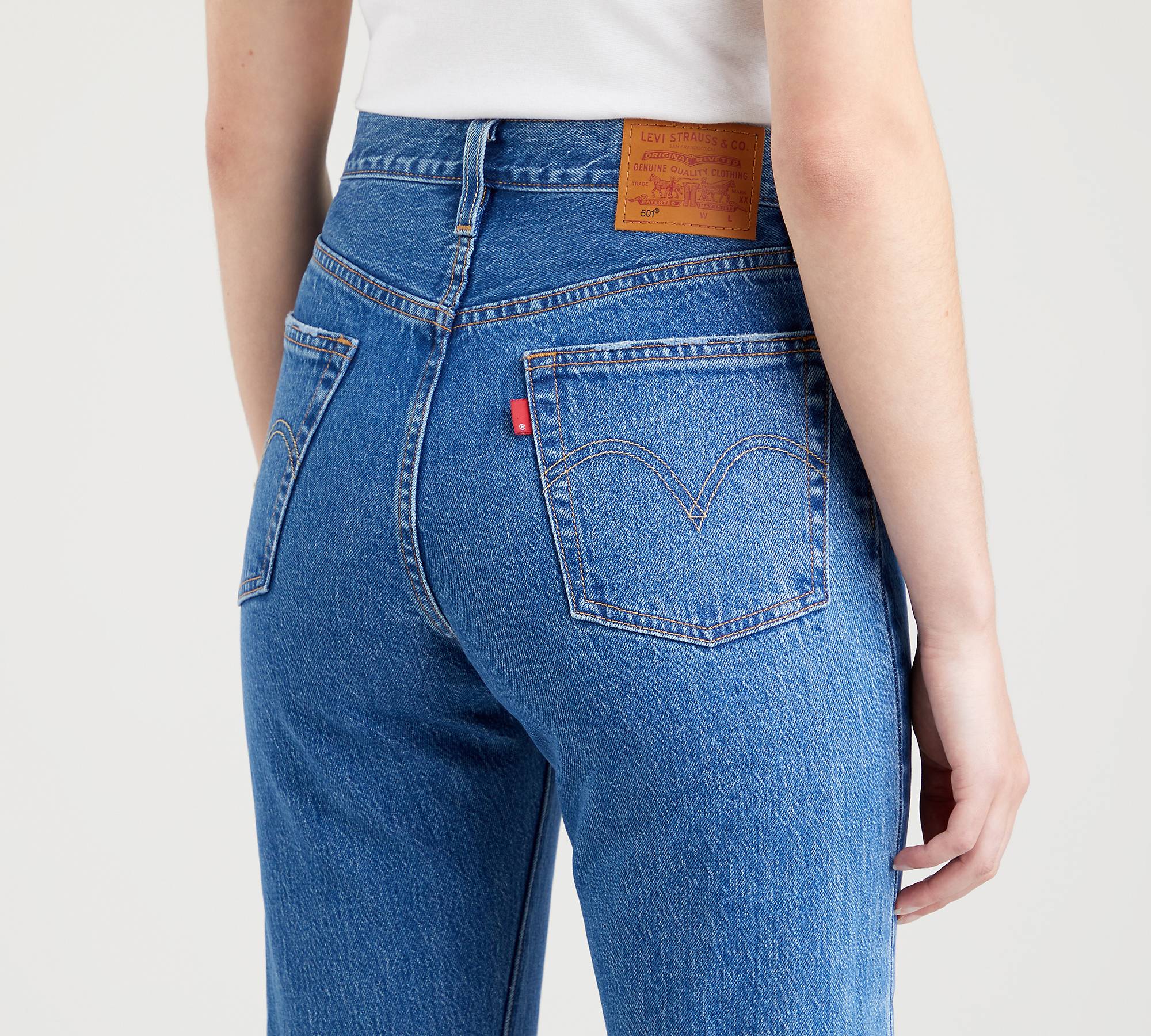 501® Crop Jeans - Blue