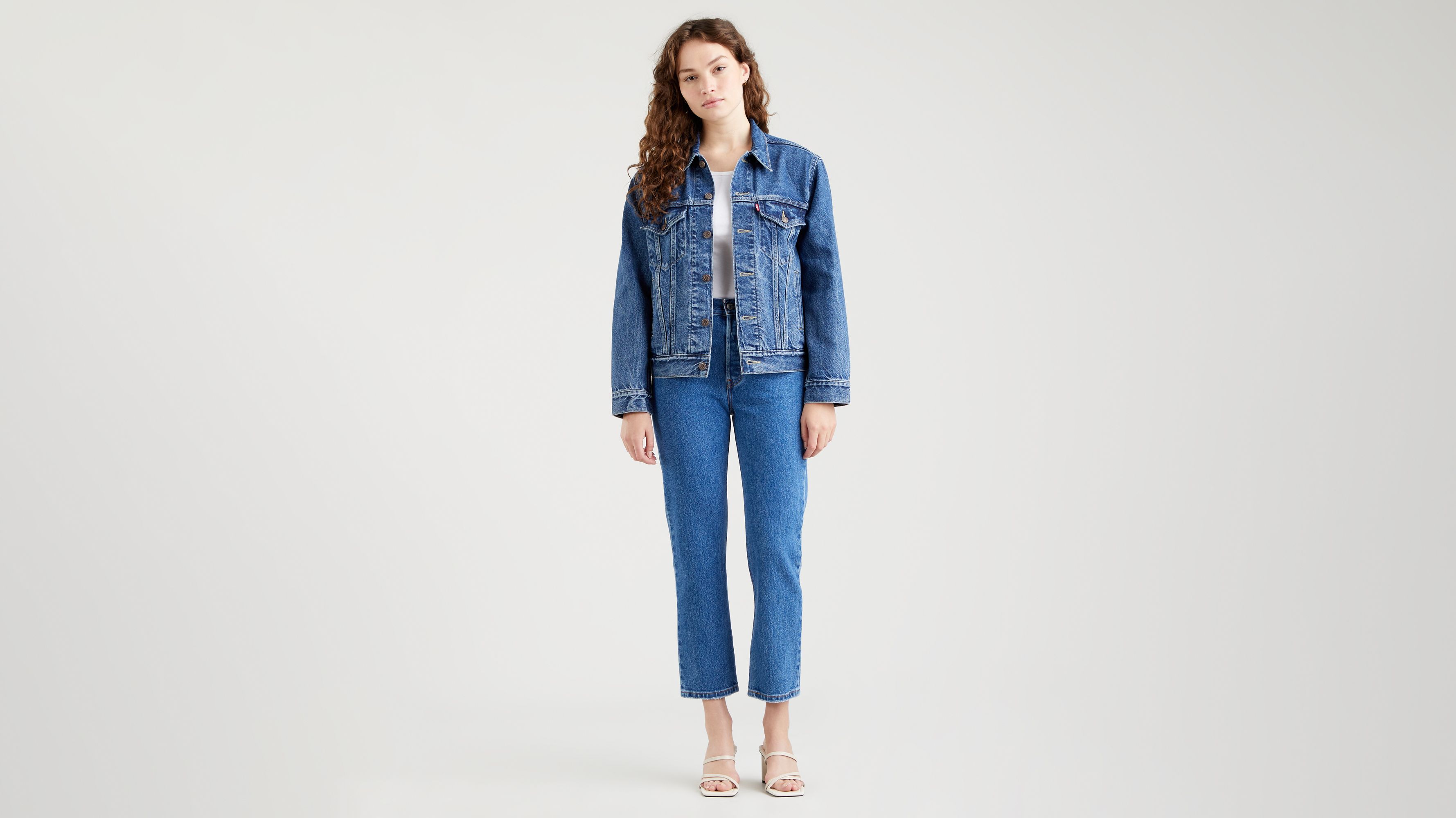 Dżinsy 501® Nad Kostkę - Niebieski | Levi's® PL