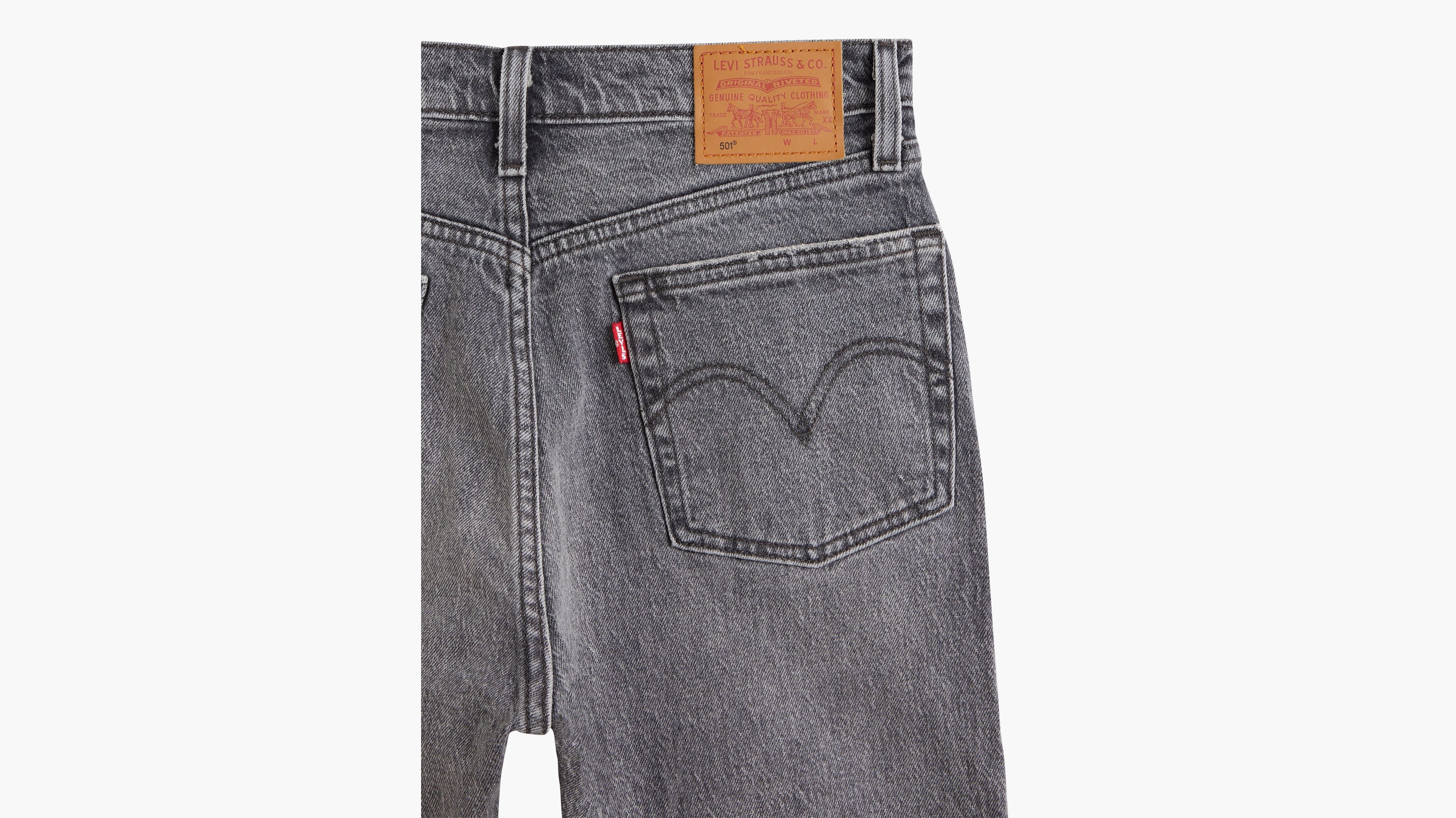 levis 501 gray jeans