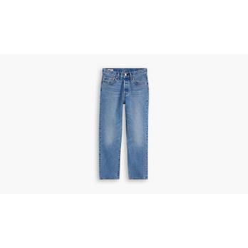501® Levi's® Crop Jeans - Blue | Levi's® NO