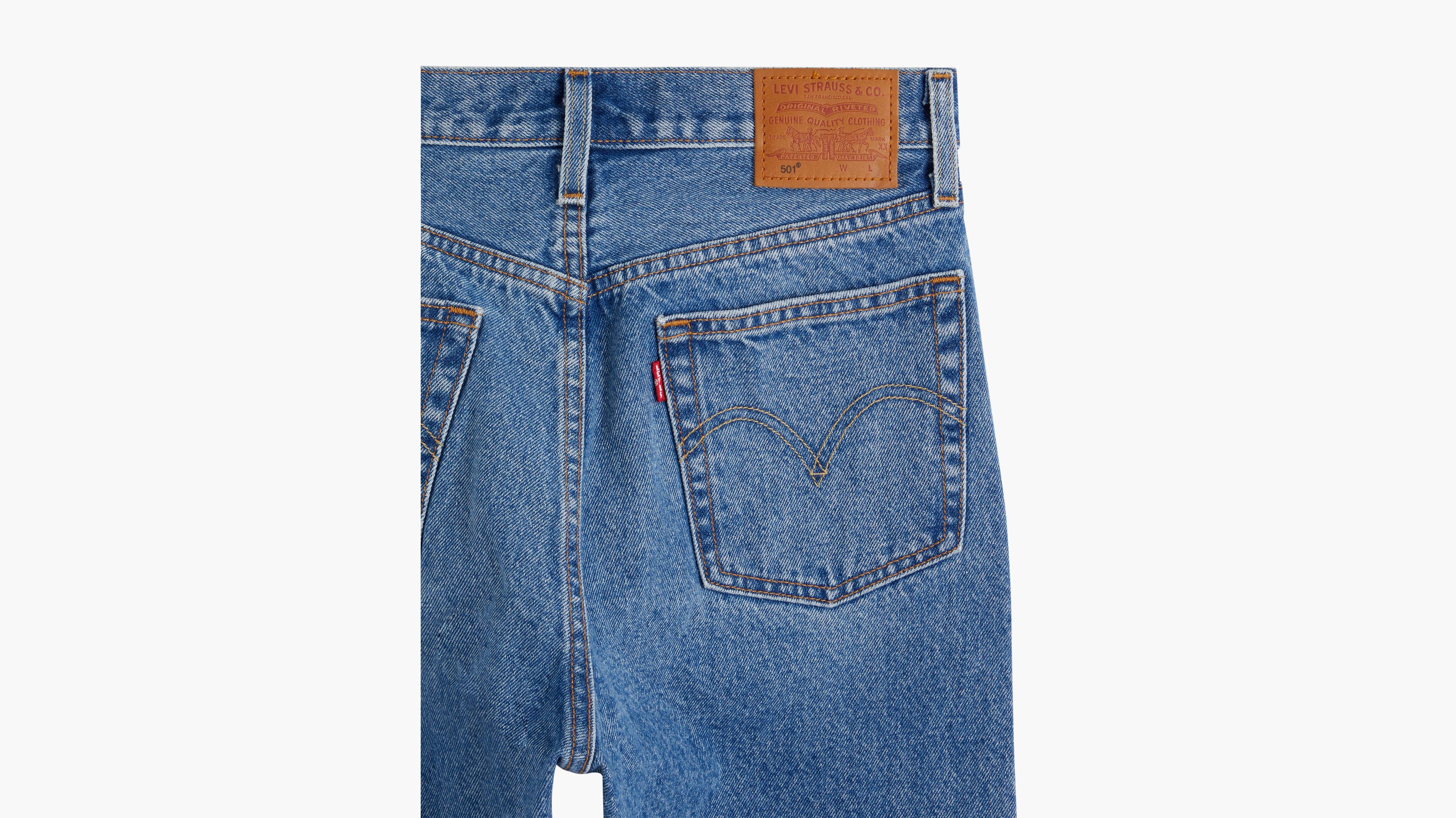 Jean 501® Levi's® Crop - Bleu | Levi's® FR