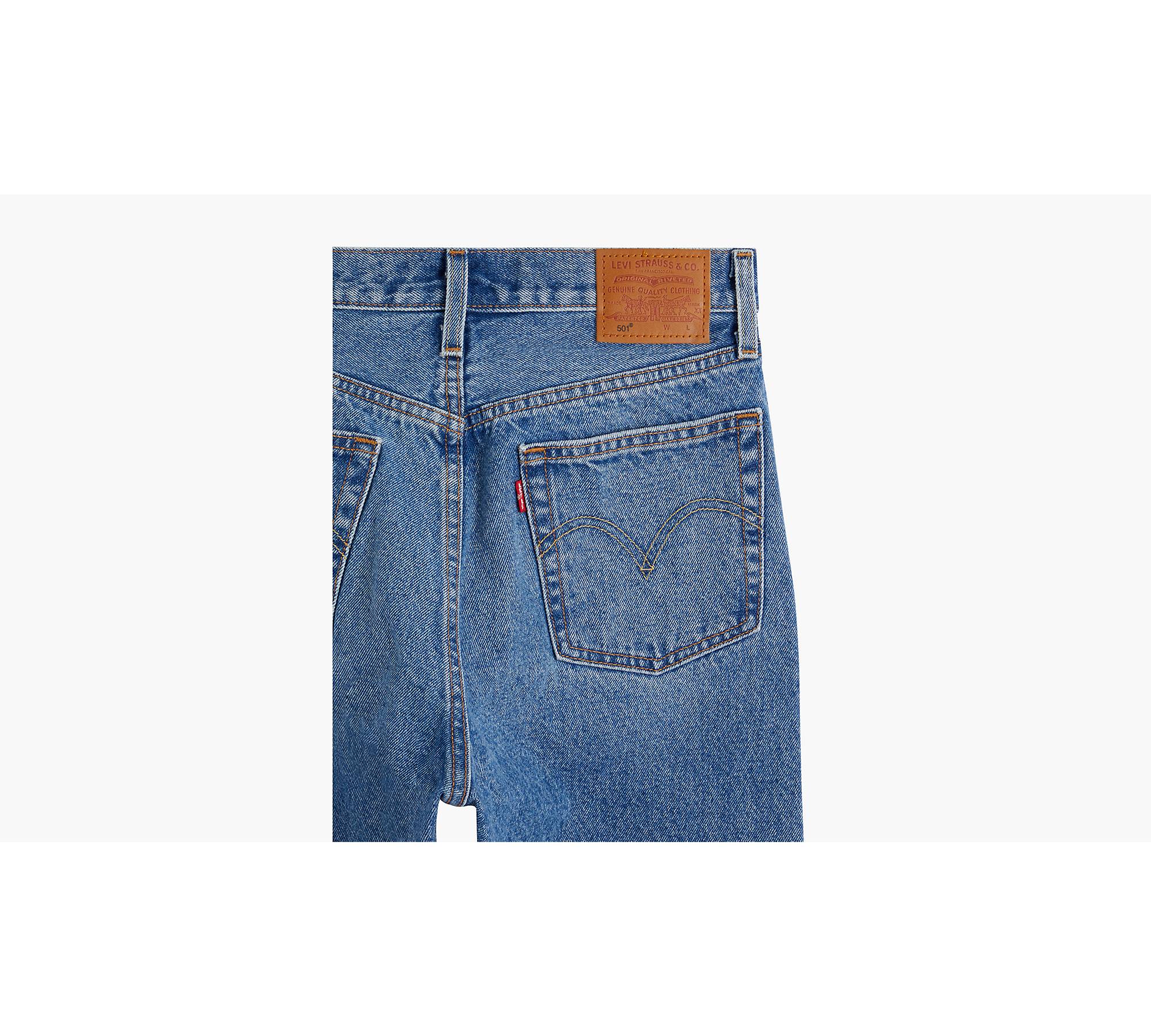 501® Levi's® Crop Jeans - Blue | Levi's® ES