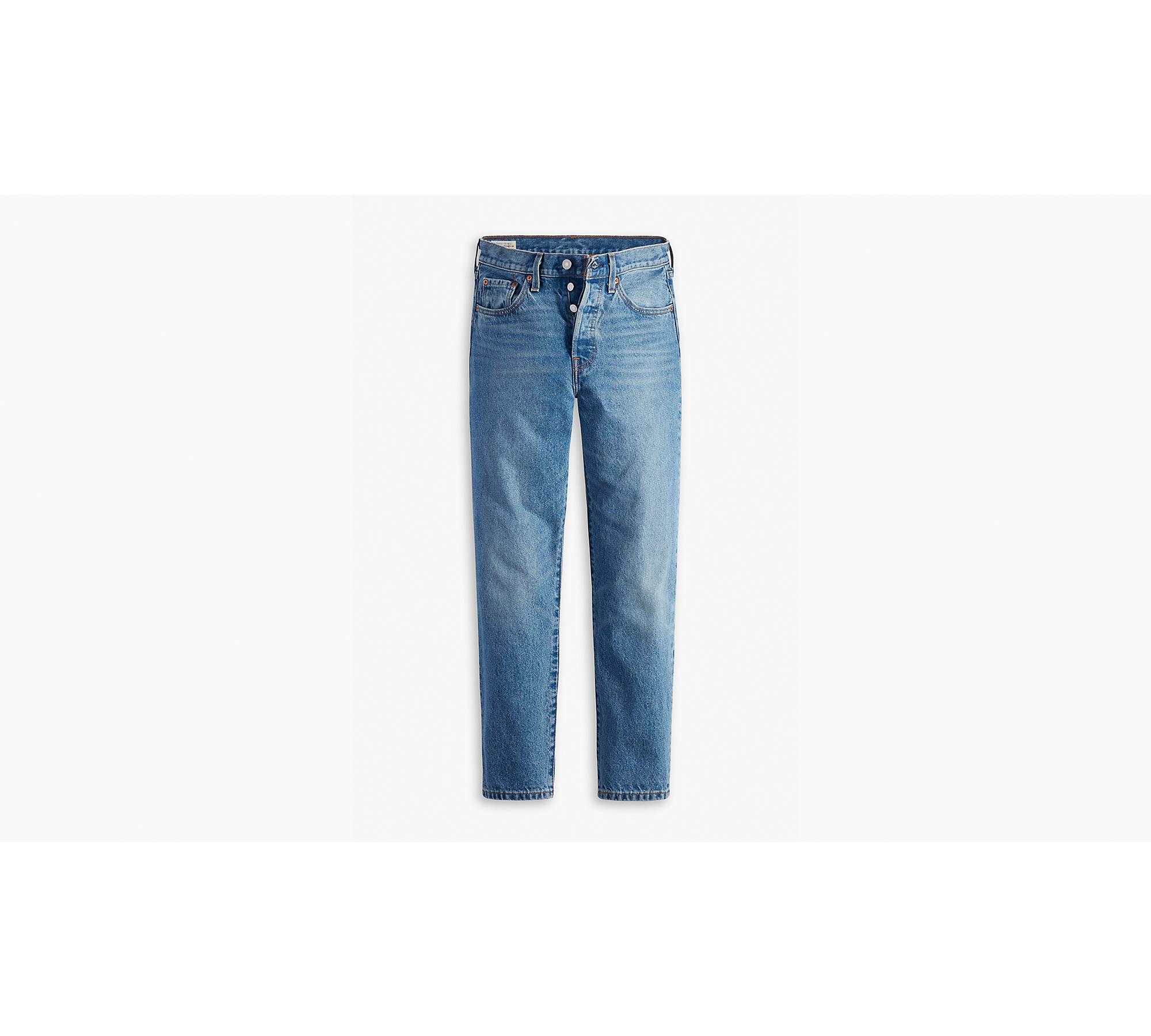 Levi's 501 Crop Jeans - Pink Denim Jeans - Women's Denim Jeans - Lulus