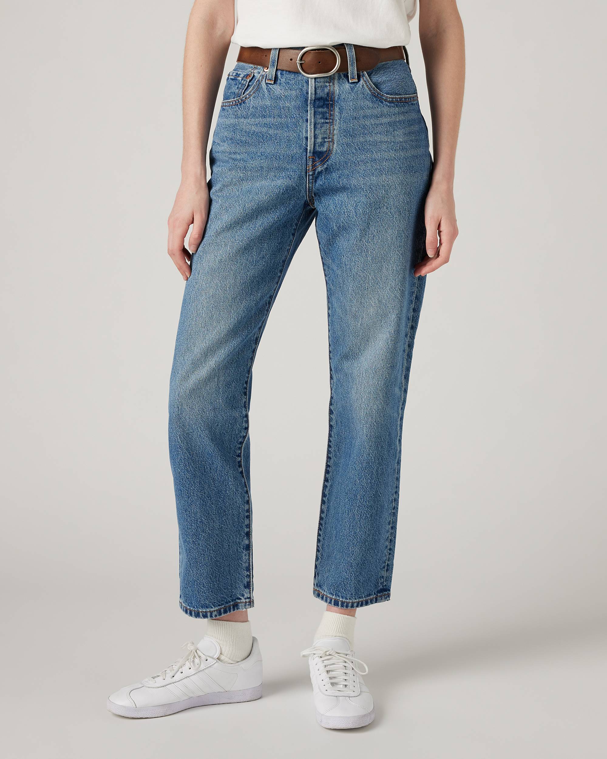 501® Original Cropped Women's Jeans - Medium Wash | Levi's® US 501® Original Cropped Women's Jeans - Medium Wash | Levi's® US