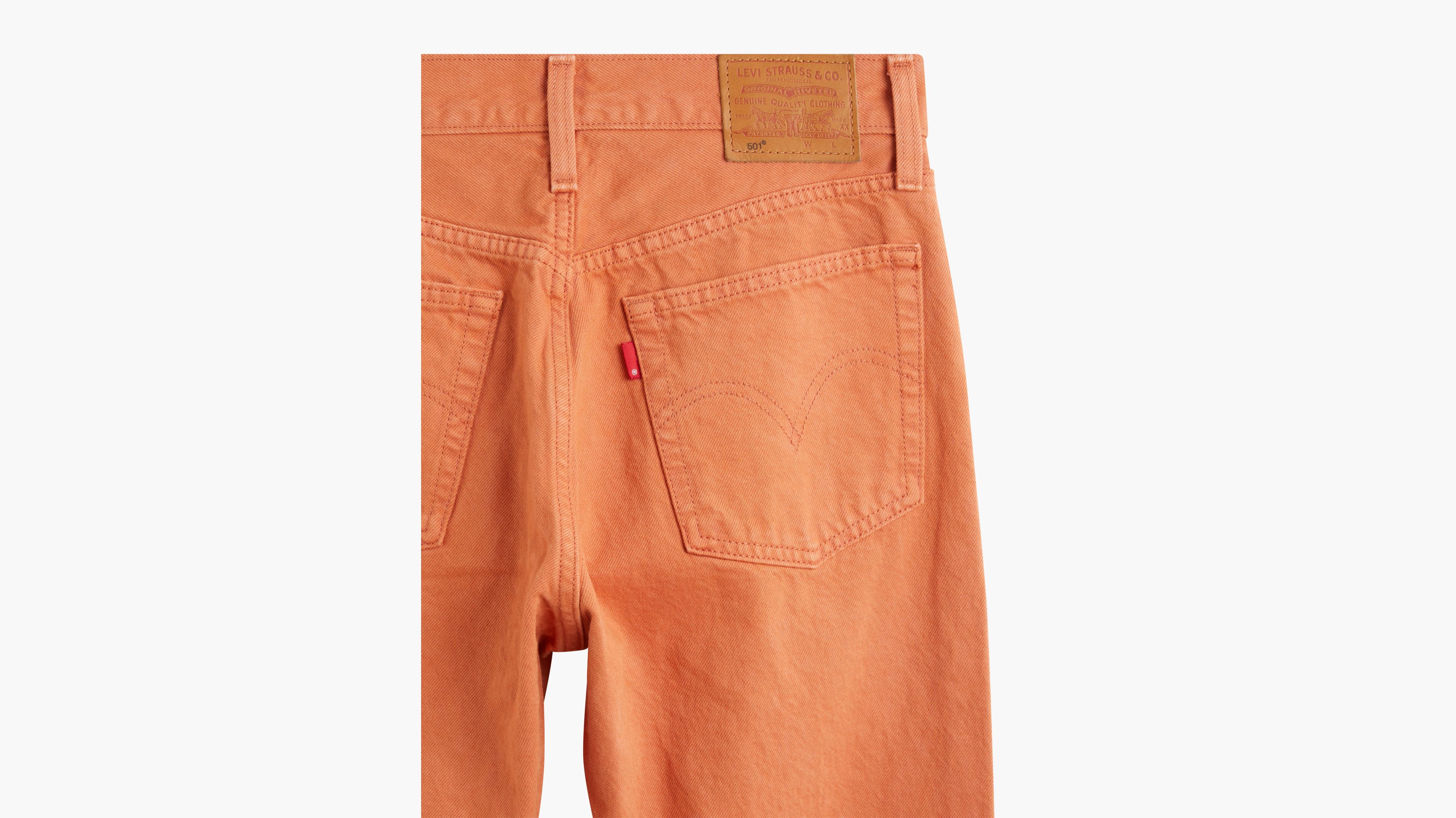 501® Original Crop Jeans - Orange | Levi's® BE