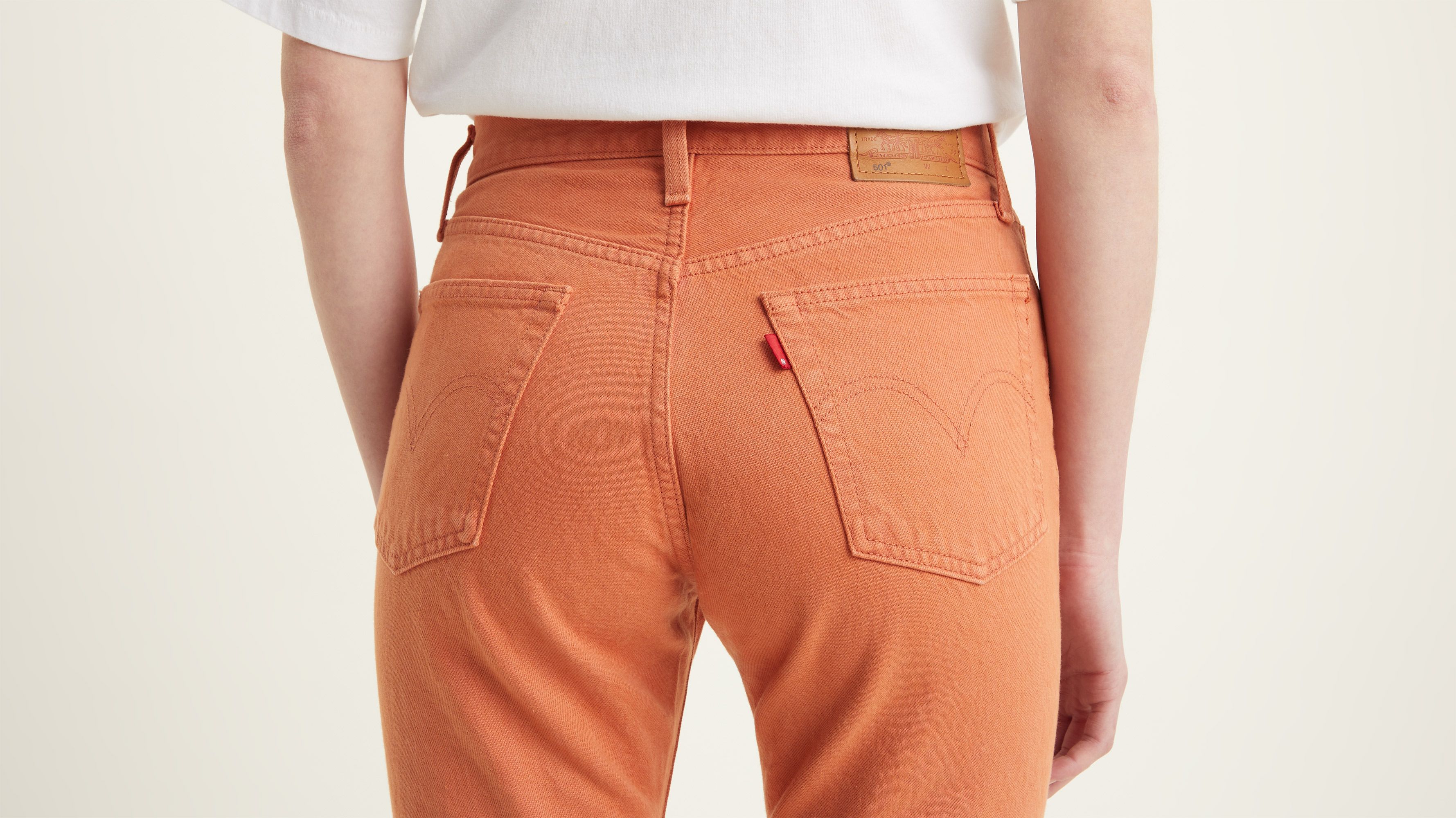 Introducir 83+ imagen orange levi’s 501 jeans