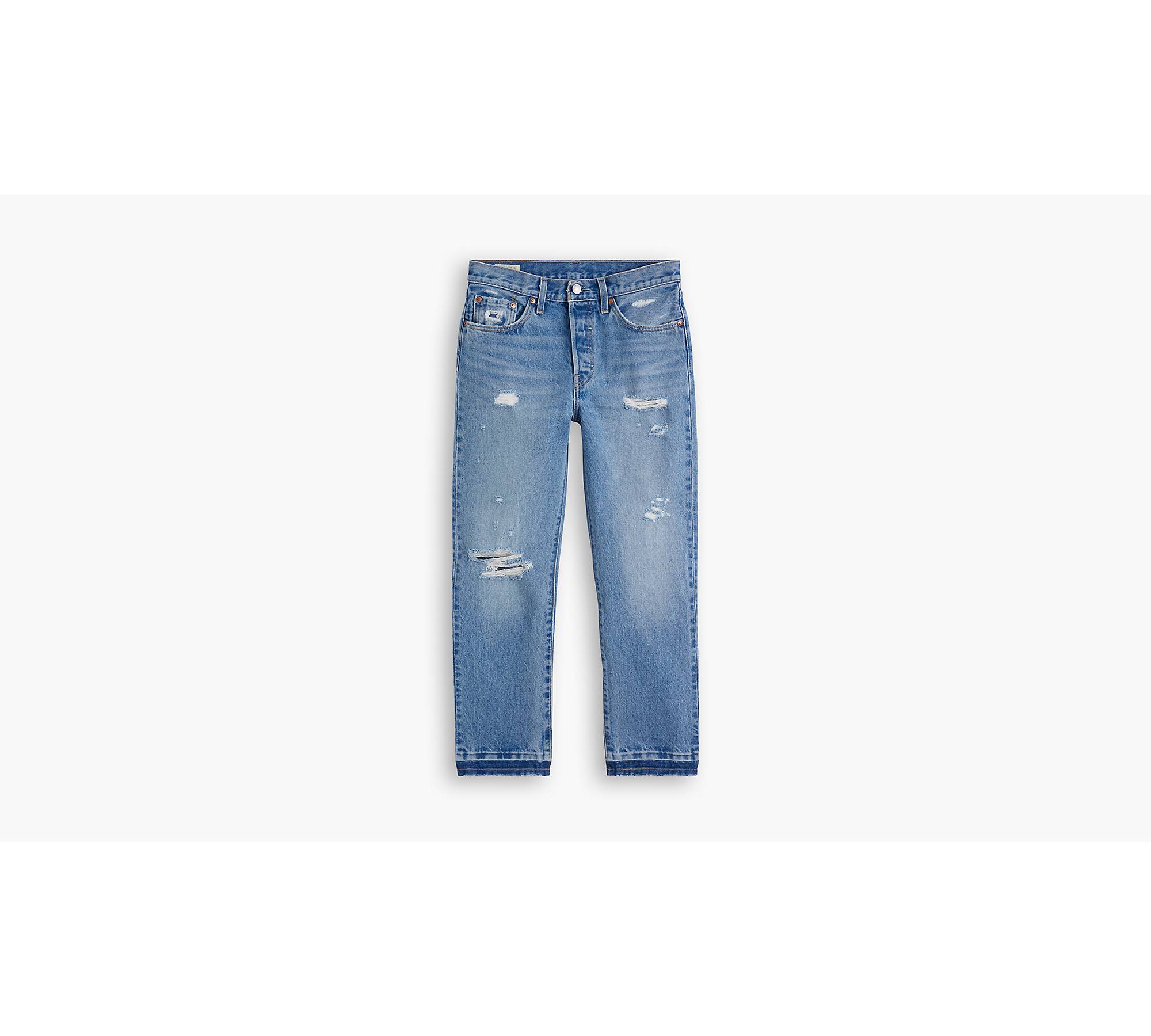 Levis 501® Original Sport Stripe Cropped Women's Jeans Dibs