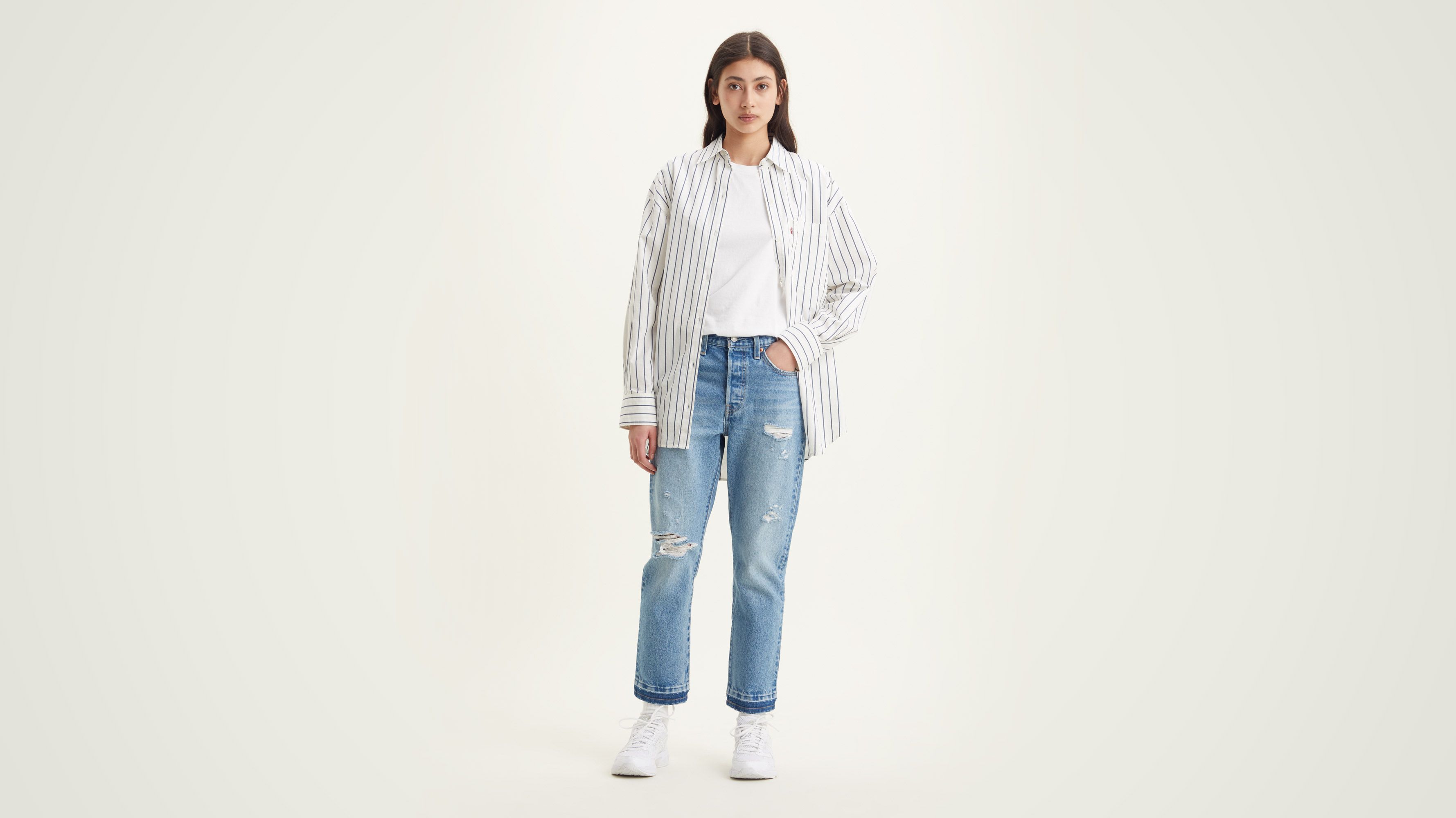 Levi's 501 crop hot sale jeans tango tunes