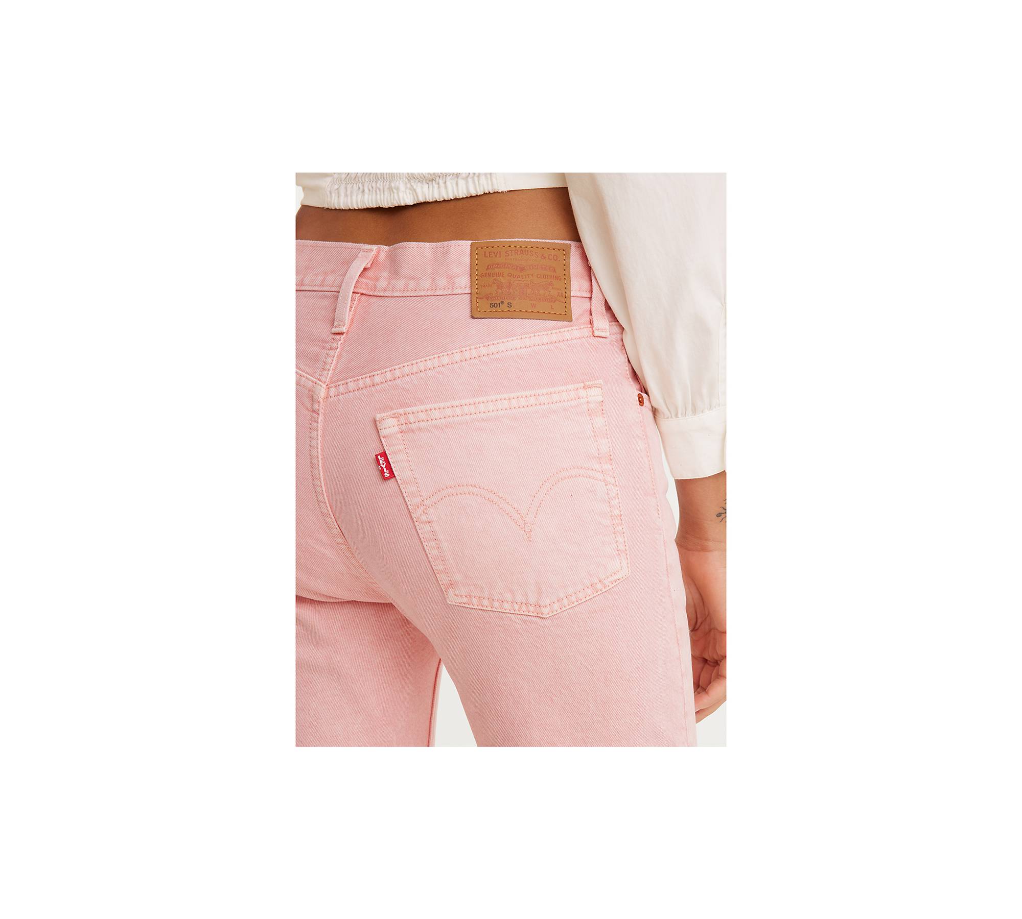 501® Original Cropped Women\'s | Colored - Denim Levi\'s® US Jeans Pink