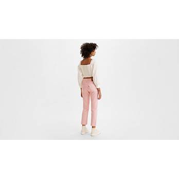 501® Original Cropped Women's Colored Denim Jeans - Pink | Levi's® US