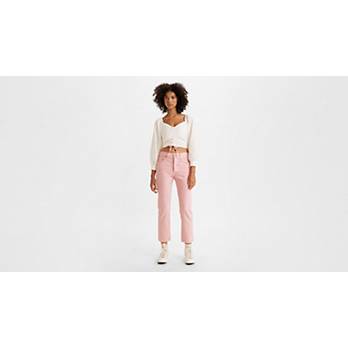 501® Original Cropped Women's Colored Denim Jeans 2