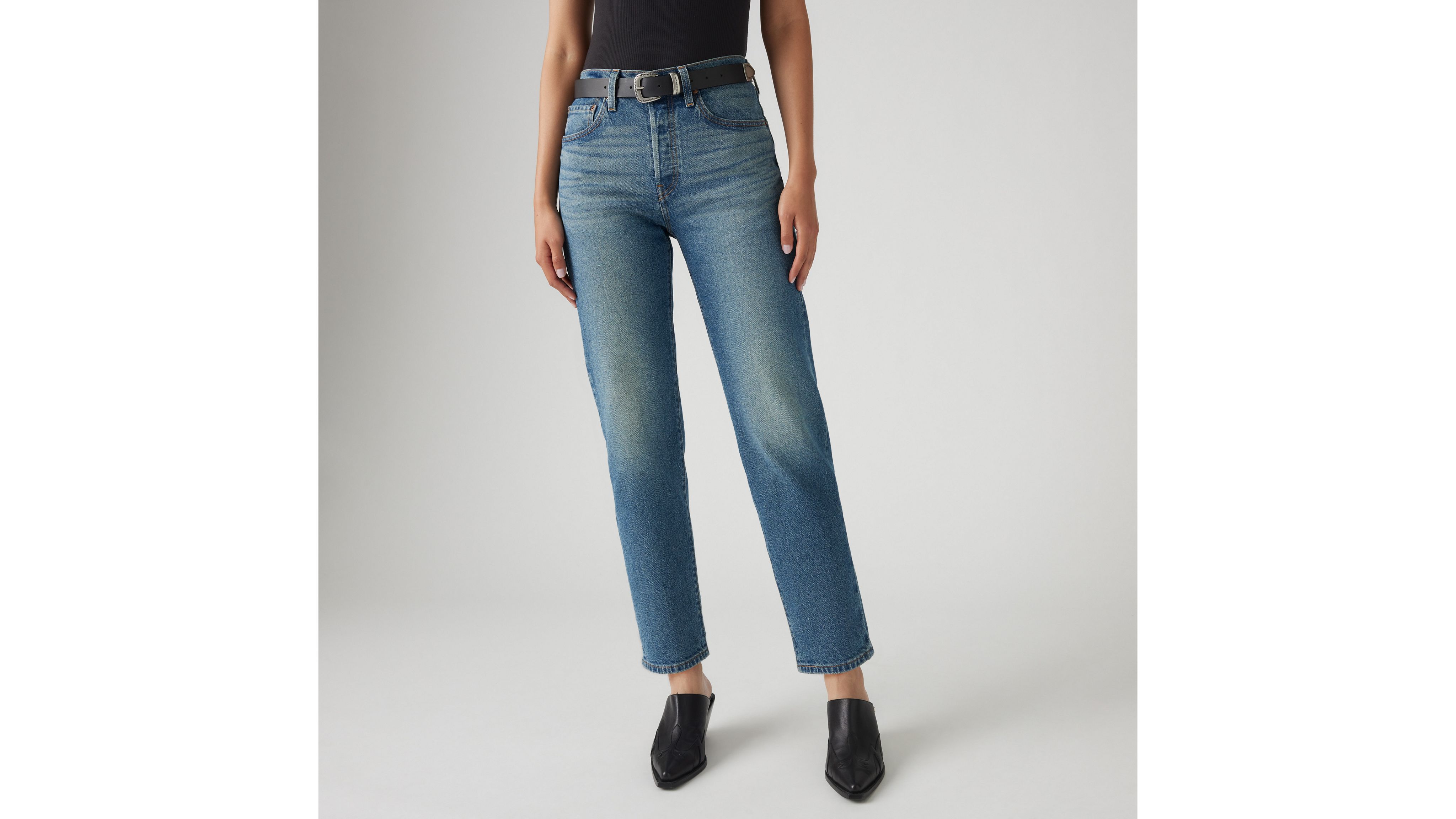 501® Original Cropped Women's Jeans - Dark Wash