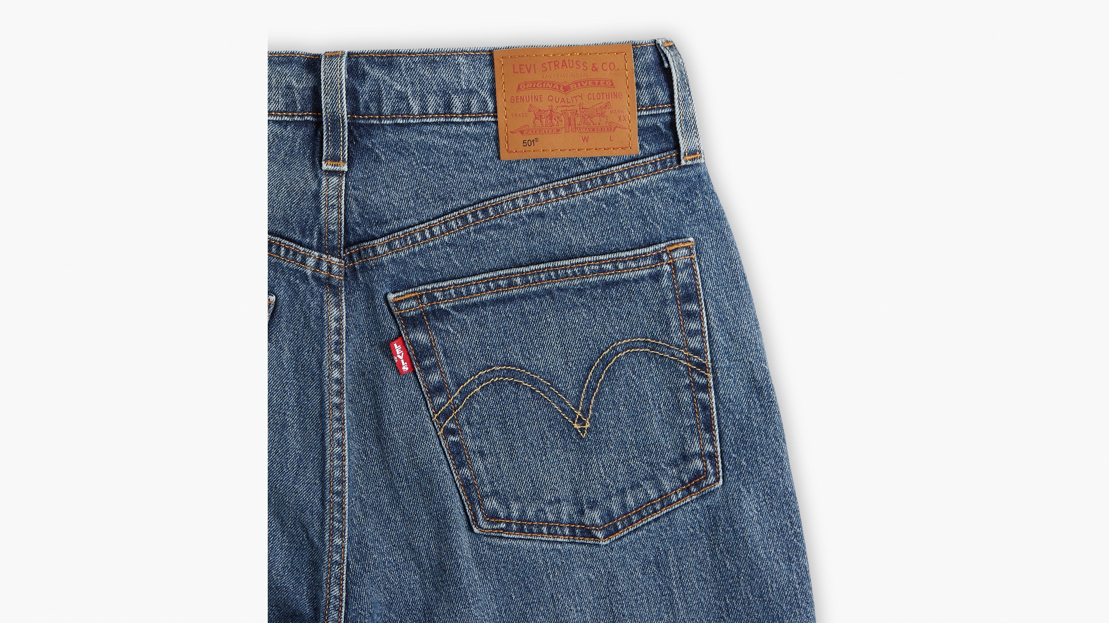 501® Levi's® Crop Jeans - Grey