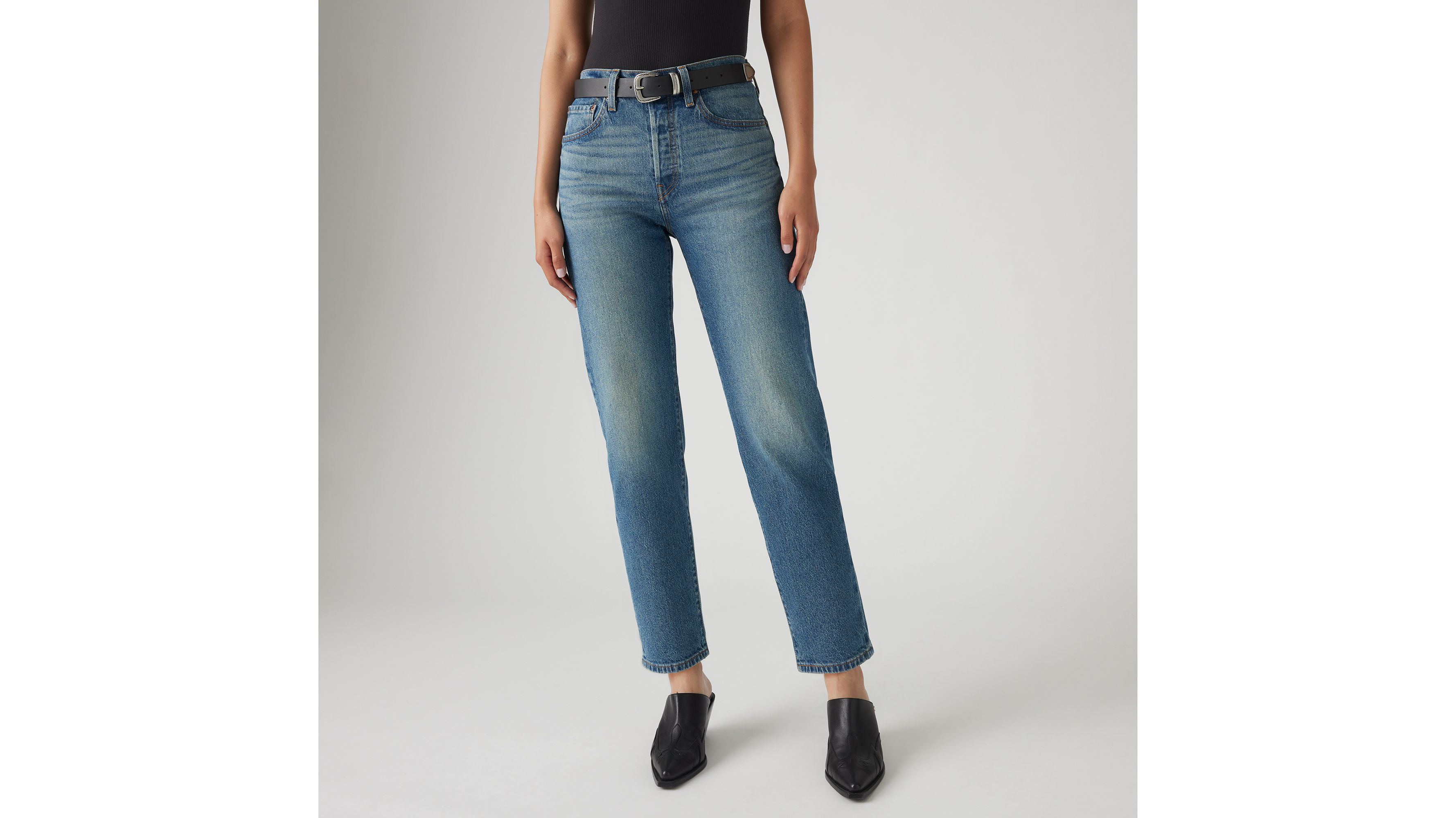 Levi's 501 Original Cropped Women's Jeans 24x28 In Stand Off