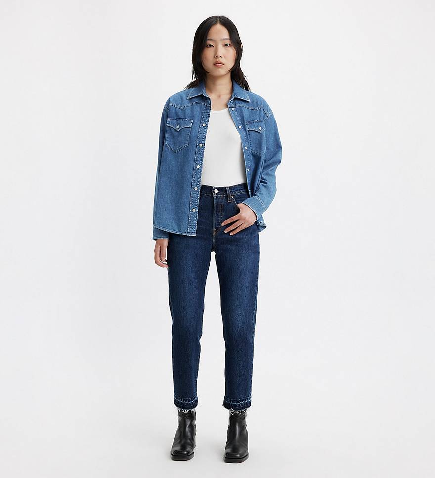 501® Crop Jeans - Blue | Levi's® IE