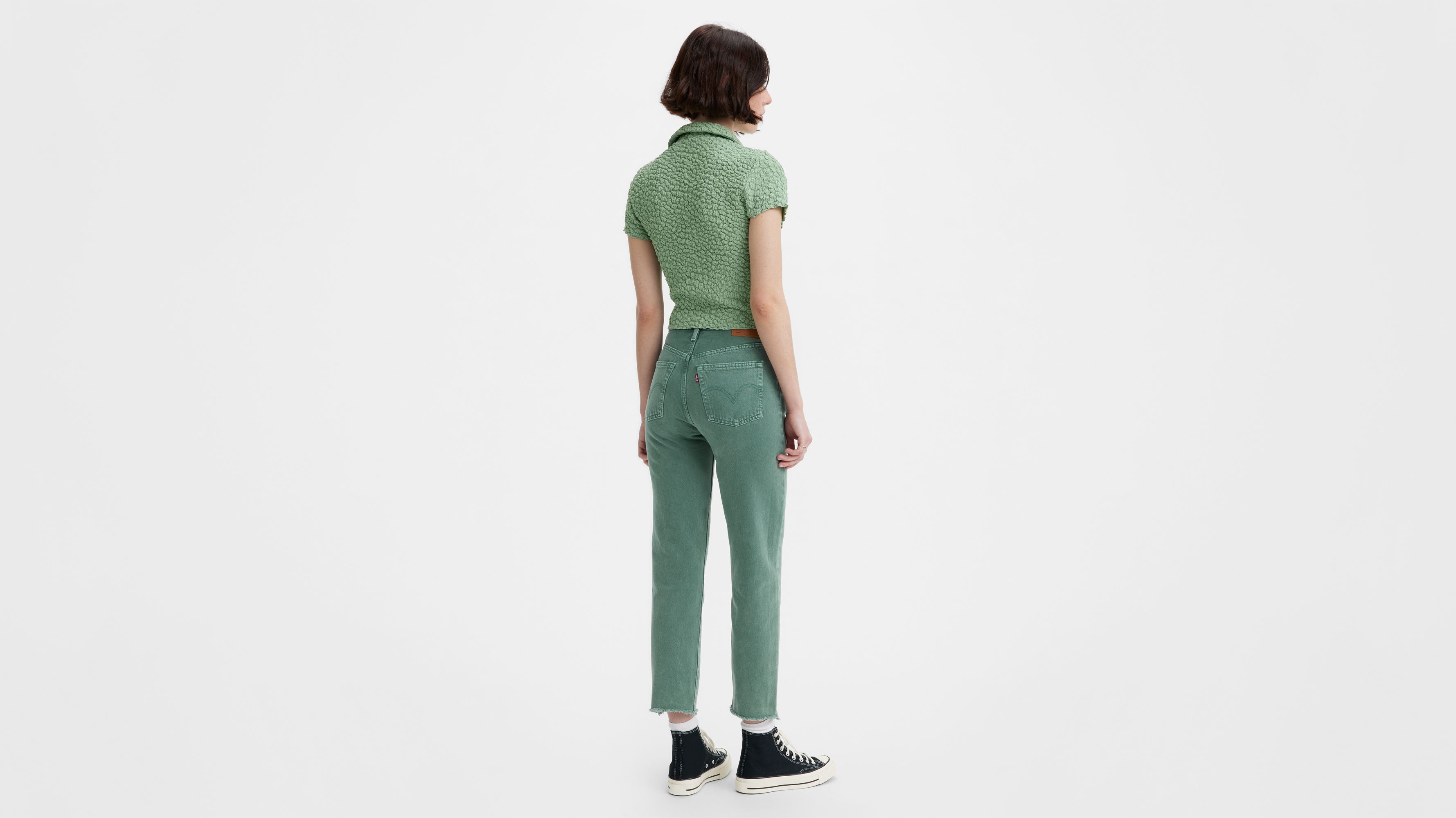 501® Original Cropped Women's Jeans - Green