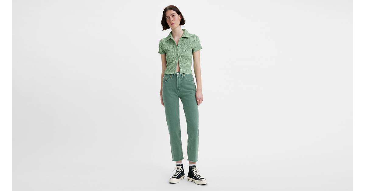 501® Crop Jeans - Green | Levi's® IT