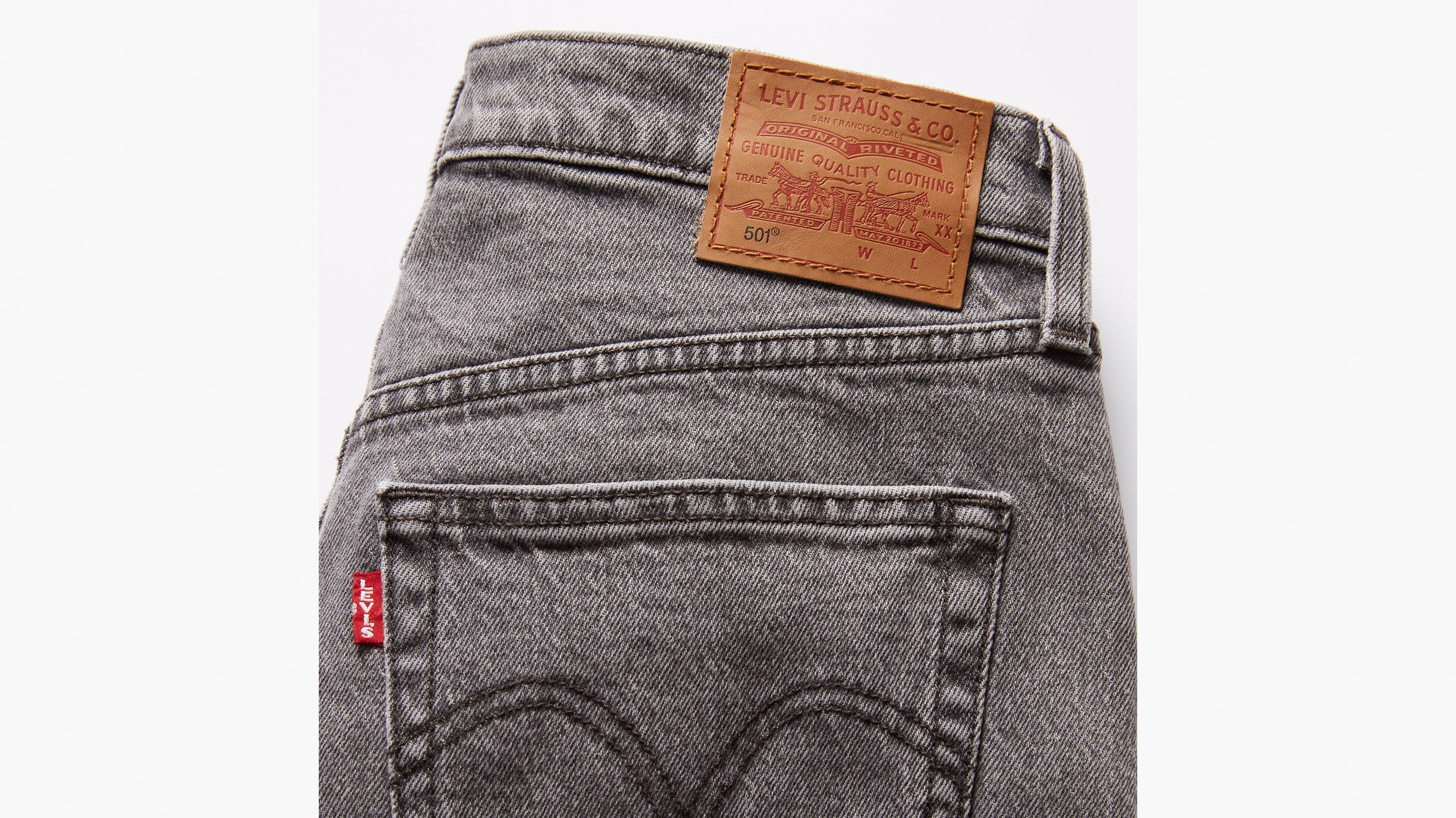 Levis 501 grey clearance rigid