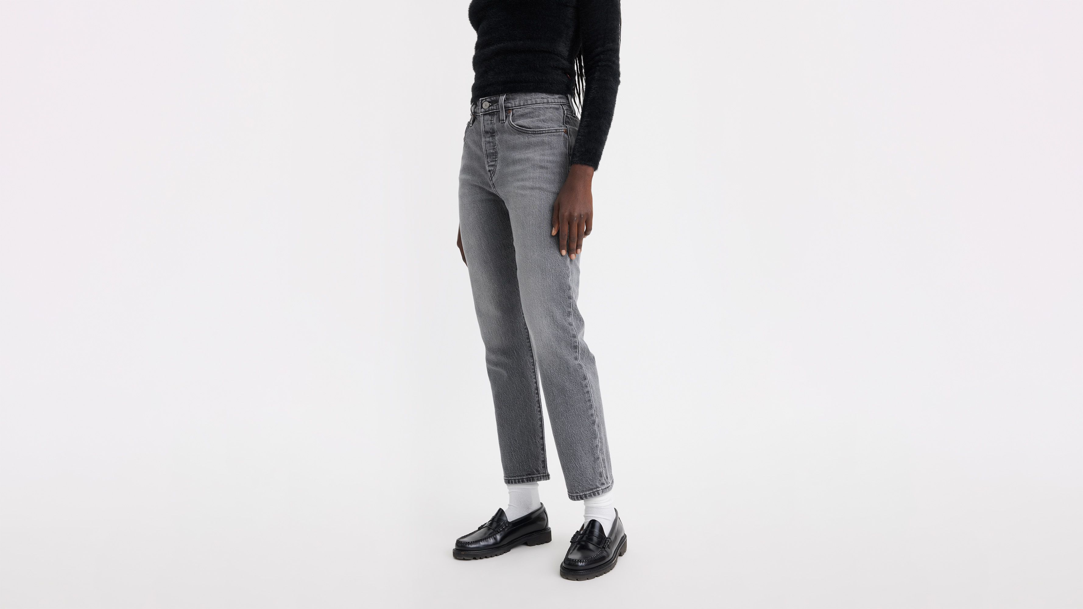 501® Original Cropped Women's Jeans - Black | Levi's® US