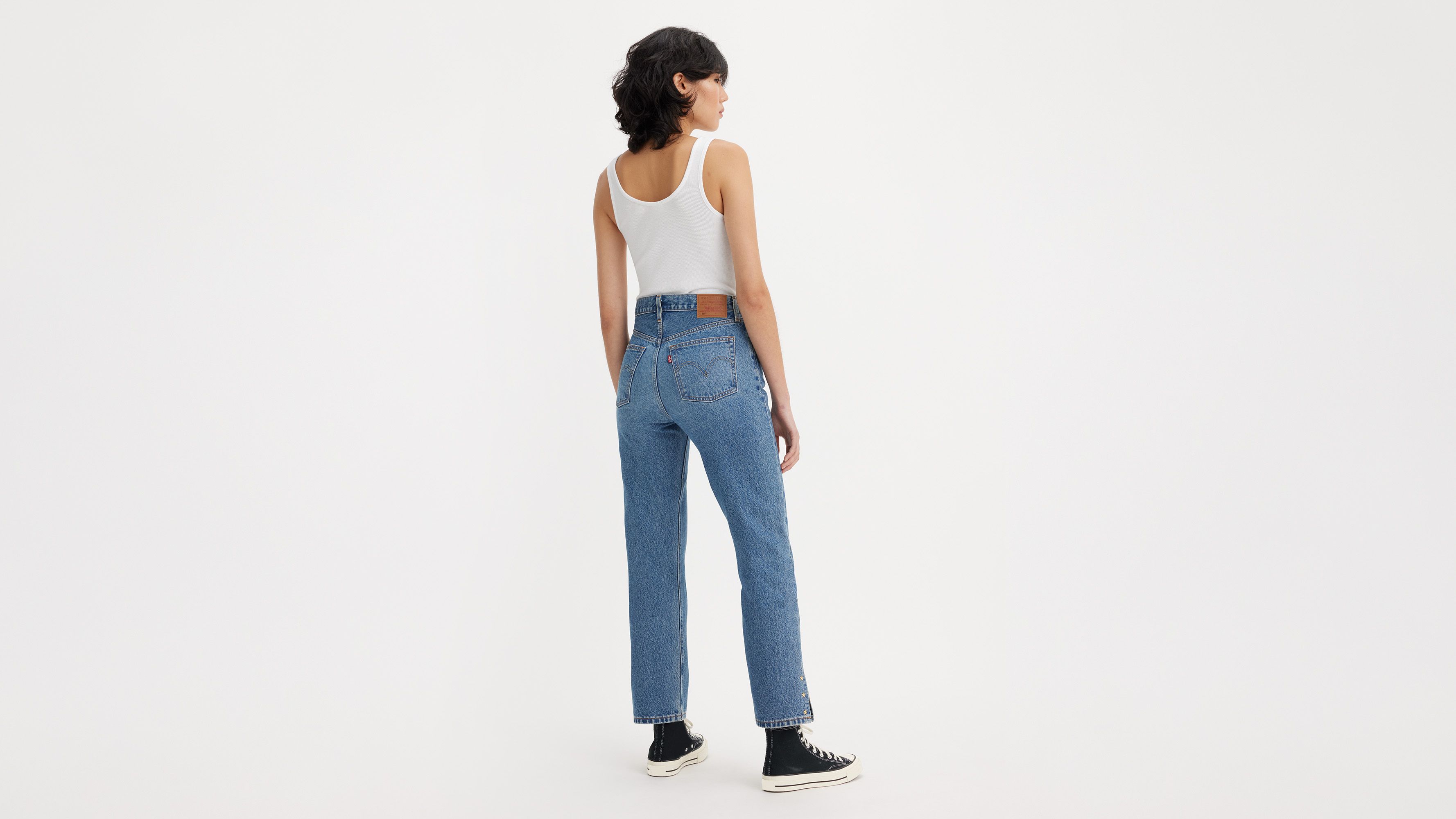 501® Levi's® Crop Jeans - Blue