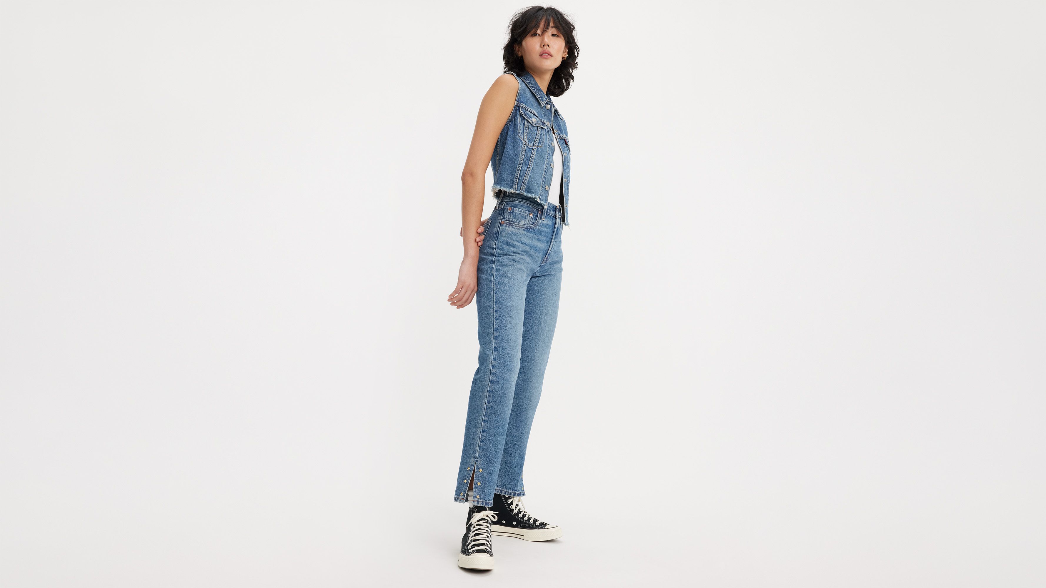 501® Levi's® Crop Jeans